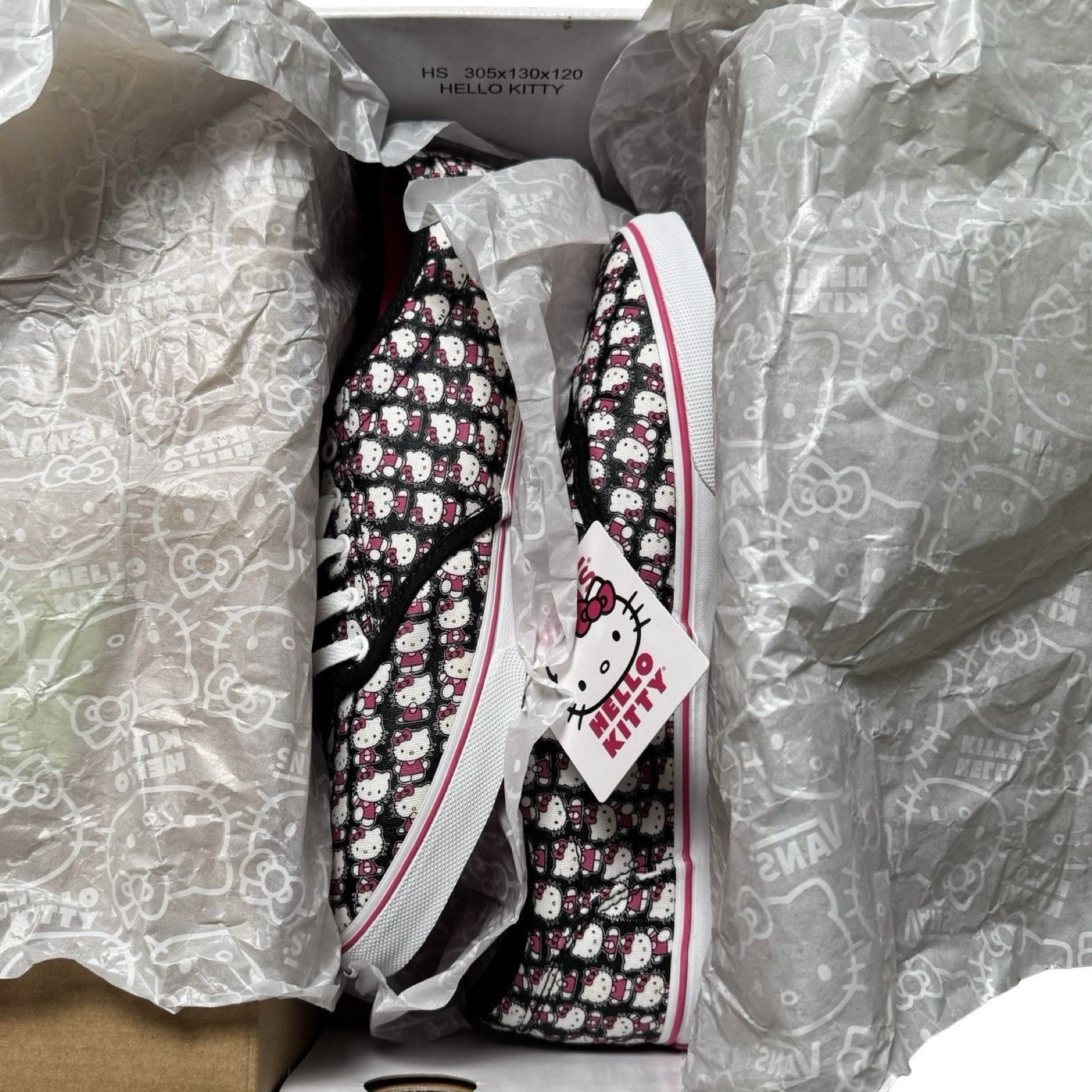 Vans VANS x HELLO KITTY ATWOOD LOW BlACK SHOES WOMEN 9 NEW in BOX Size US 9 / IT 39 - 4 Thumbnail