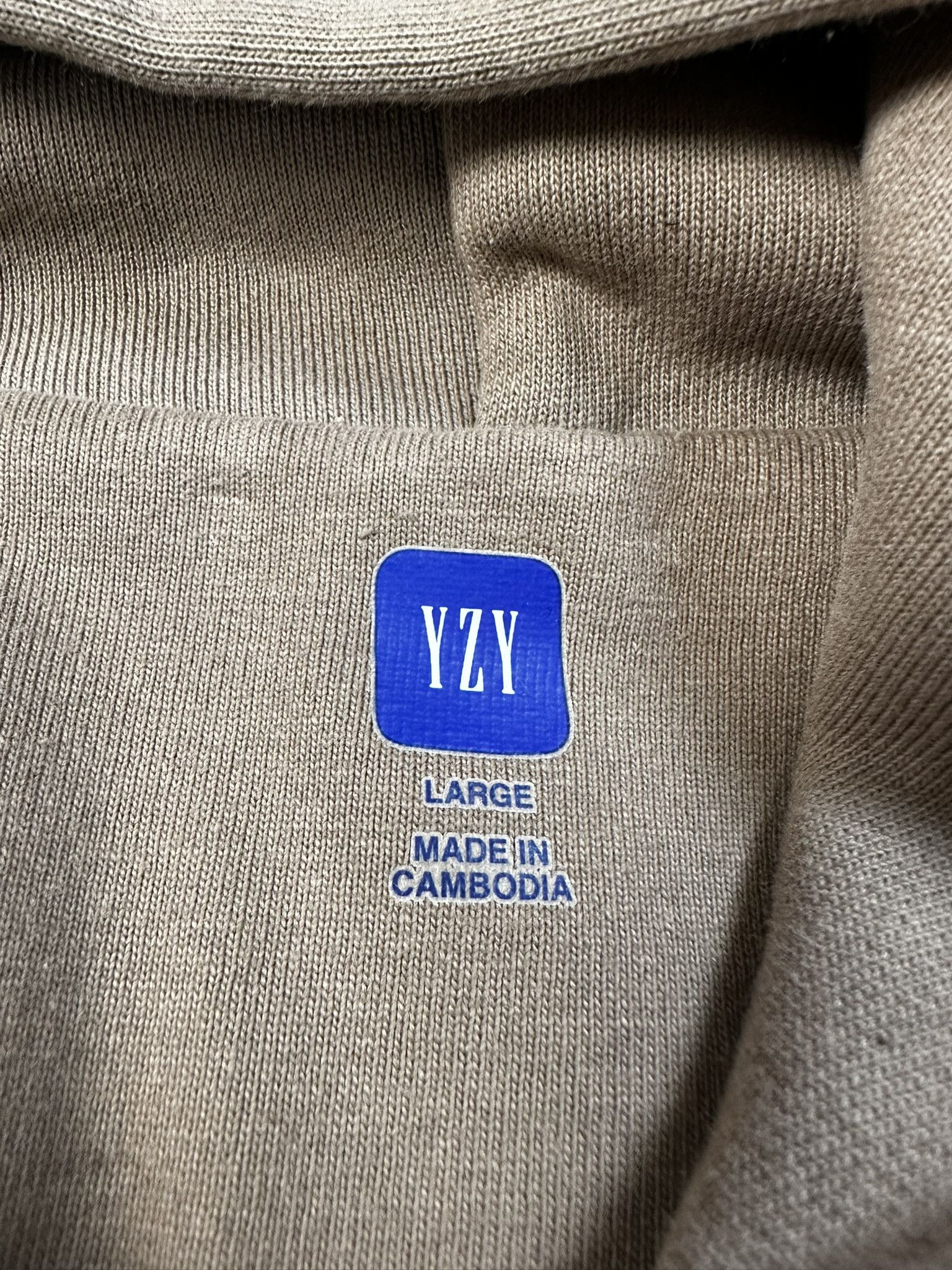 Gap × Yeezy Yeezy x GAP Shrunken Pigeon Hoodie Size US L / EU 52-54 / 3 - 5 Thumbnail