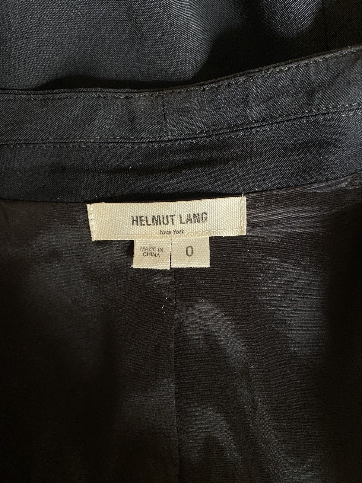 Helmut Lang HELMUT LANG New York Black Deep V-Neck Blazer Size XS / US 0-2 / IT 36-38 - 6 Thumbnail