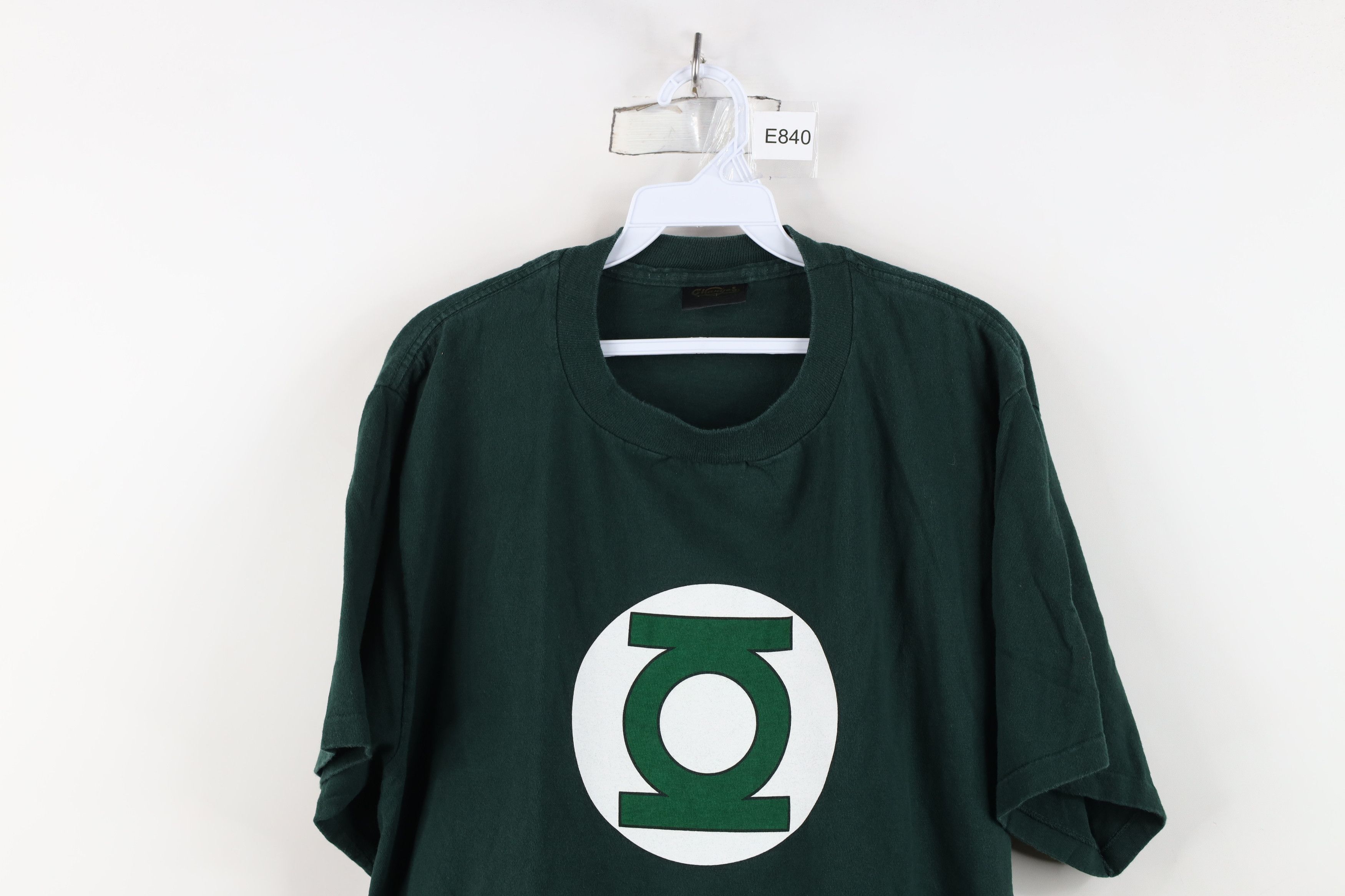 Vintage Vintage 90s DC Comics Short Sleeve T-Shirt Green USA Size US XL / EU 56 / 4 - 2 Thumbnail