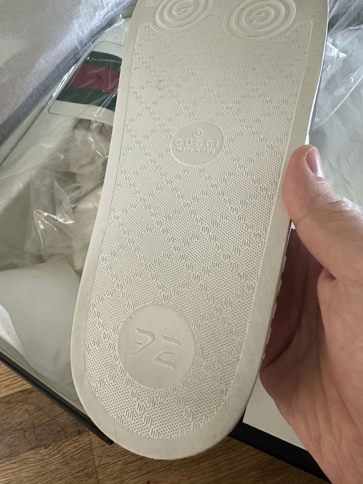 Gucci Gucci Pursuit Pool Web Rubber Slides Size US 11.5 / EU 44-45 - 7 Thumbnail