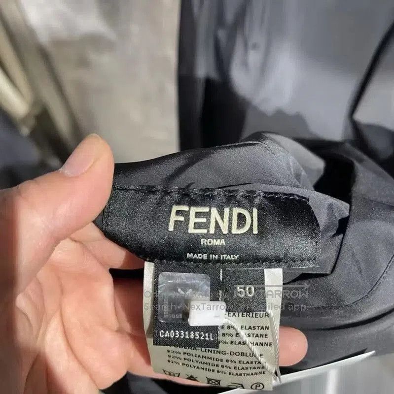 Fendi Fendi Black Cotton Women's Jacket . Size L / US 10 / IT 46 - 6 Thumbnail