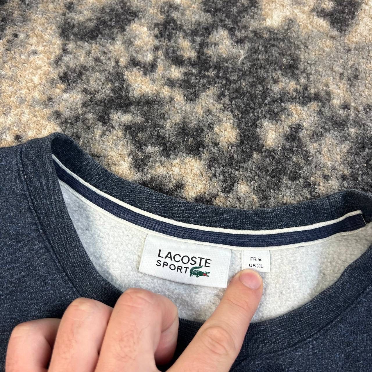 Lacoste Lacoste Mini Logo Luxury Y2K Sweatshirt Streetwear Style Size US XL / EU 56 / 4 - 5 Thumbnail