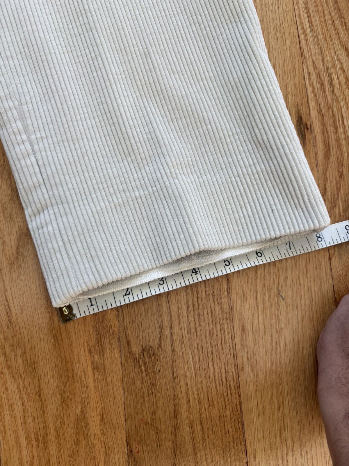 Gucci Gucci Off White Ivory Corduroy Pants Made in Italy 54 38x32 Size US 38 / EU 54 - 16 Thumbnail