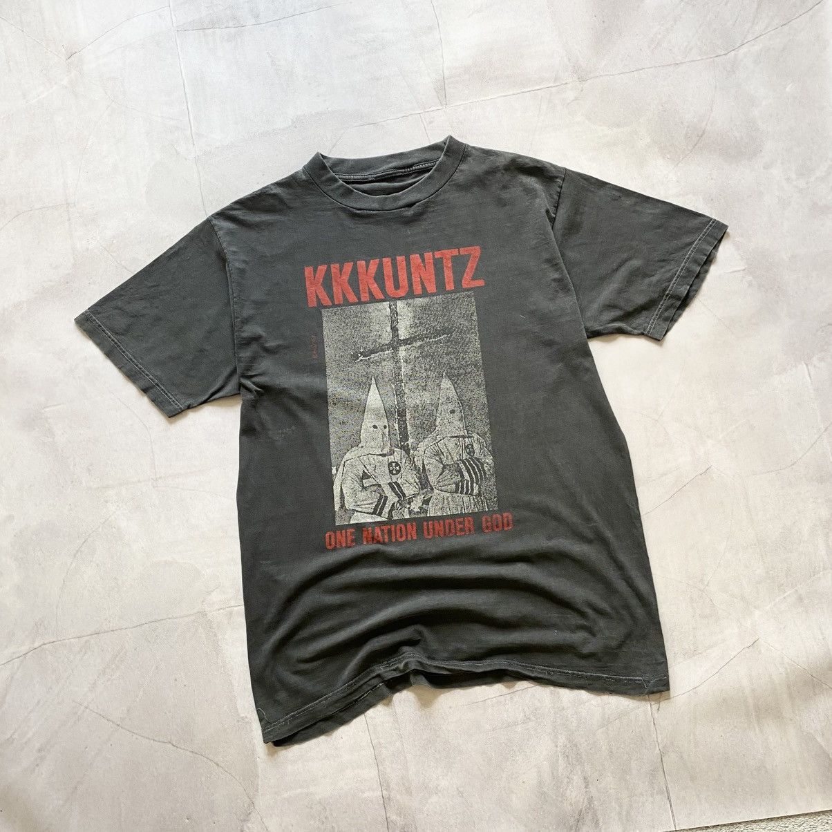 Hysteric Glamour VTG KKKUNTZ One Nation Under God Type O Negative Vibe Tshirt Size US XL / EU 56 / 4 - 1 Thumbnail