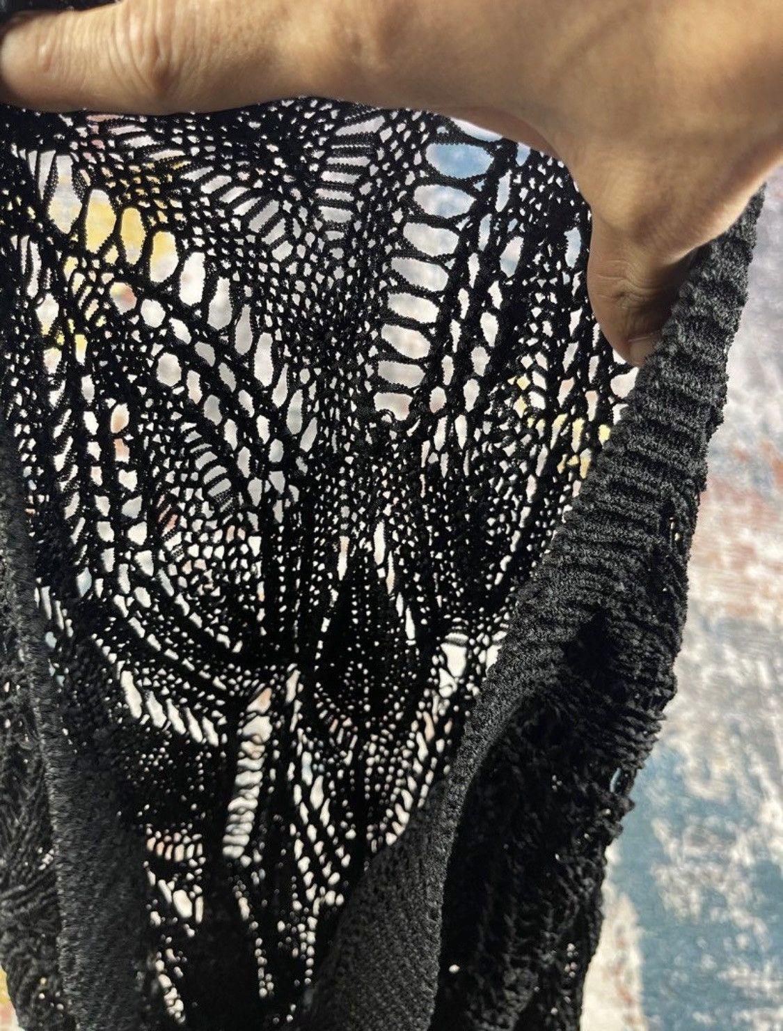 If Six Was Nine × Le Grande Bleu (L.G.B.) × Yoshiyuki Konishi YOSHIYUKI KONISHI lace knitwear polos zipper Size US M / EU 48-50 / 2 - 7 Thumbnail