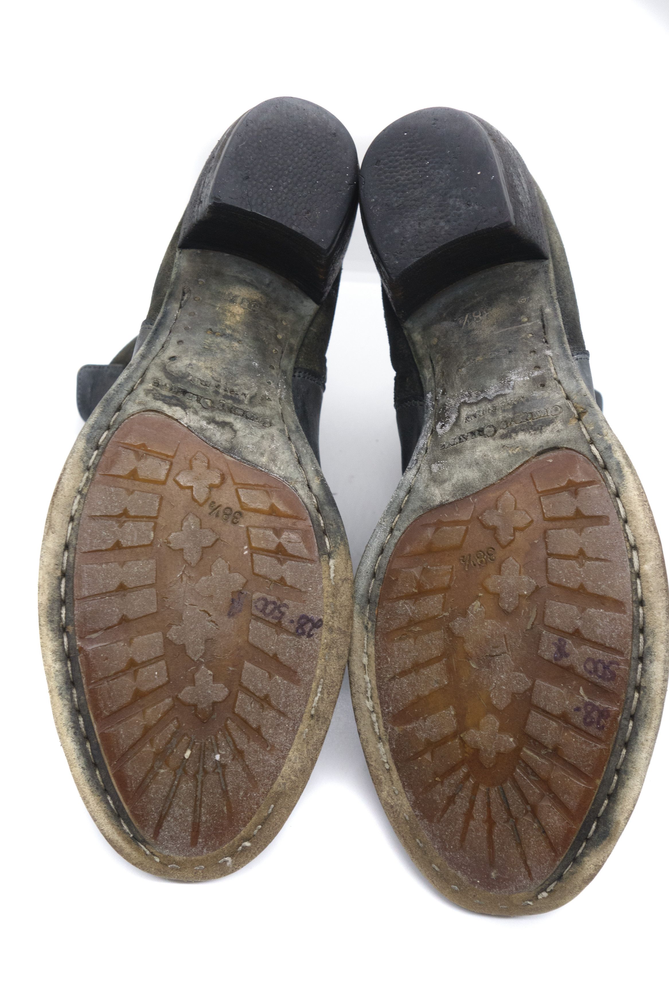Officine Creative Faded Ankle Leather Boots Size US 8.5 / IT 38.5 - 6 Thumbnail