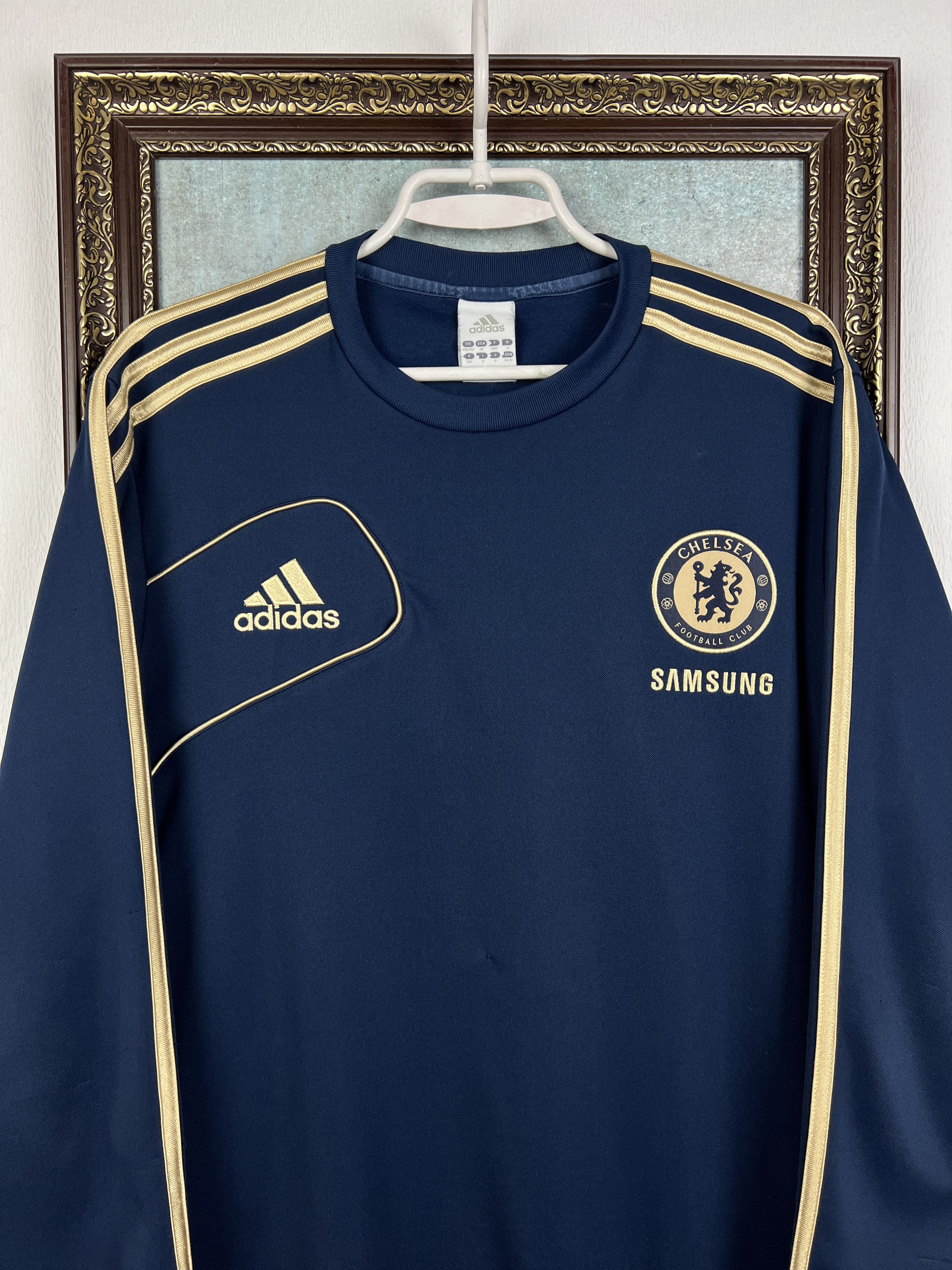 Adidas Adidas Chelsea Football Sweatshirt Soccer Jacket Rare Size US M / EU 48-50 / 2 - 2 Thumbnail