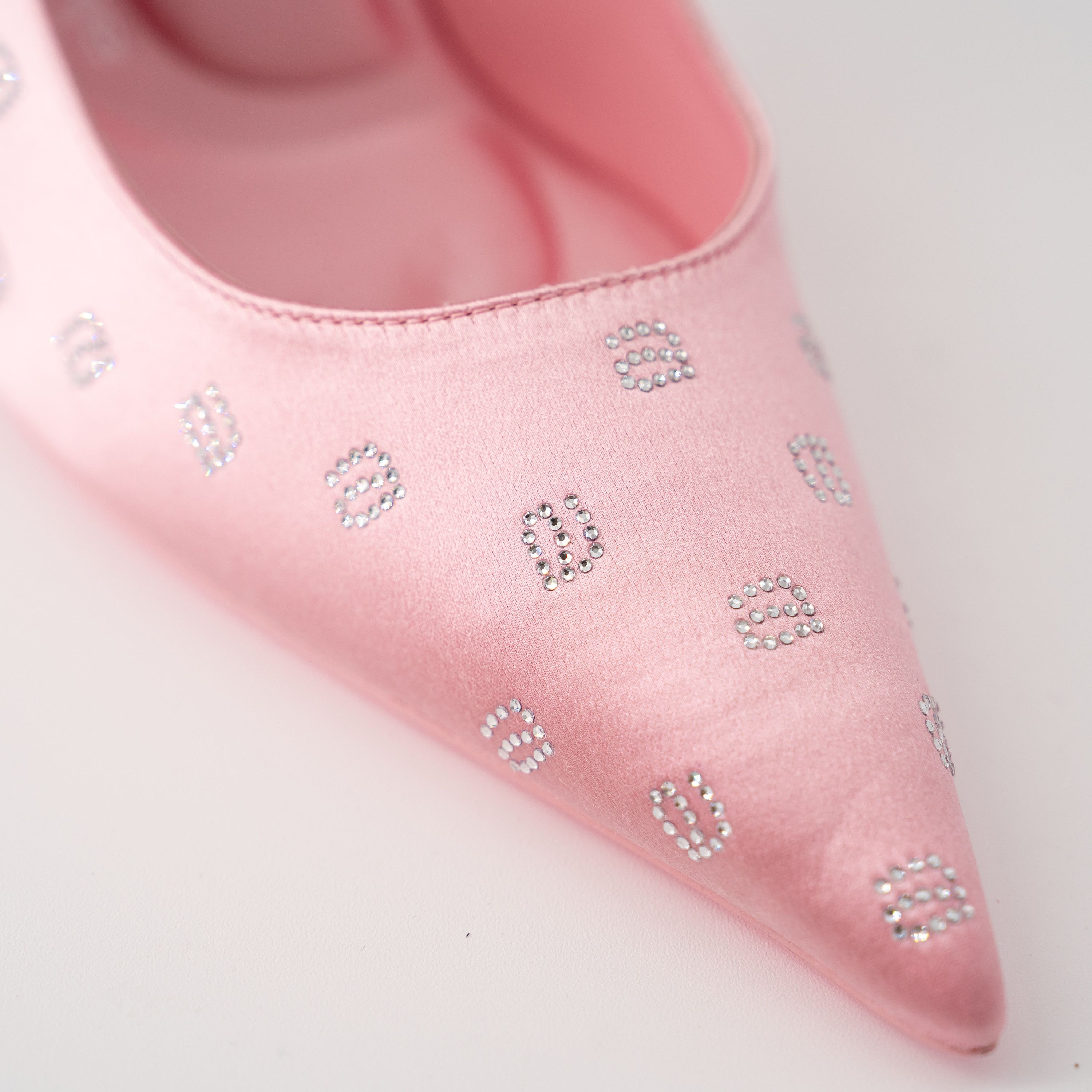 Alexander Wang 39 9US Alexander Wang Delphine Crystal Satin Pumps Pink Size US 9 / IT 39 - 7 Thumbnail