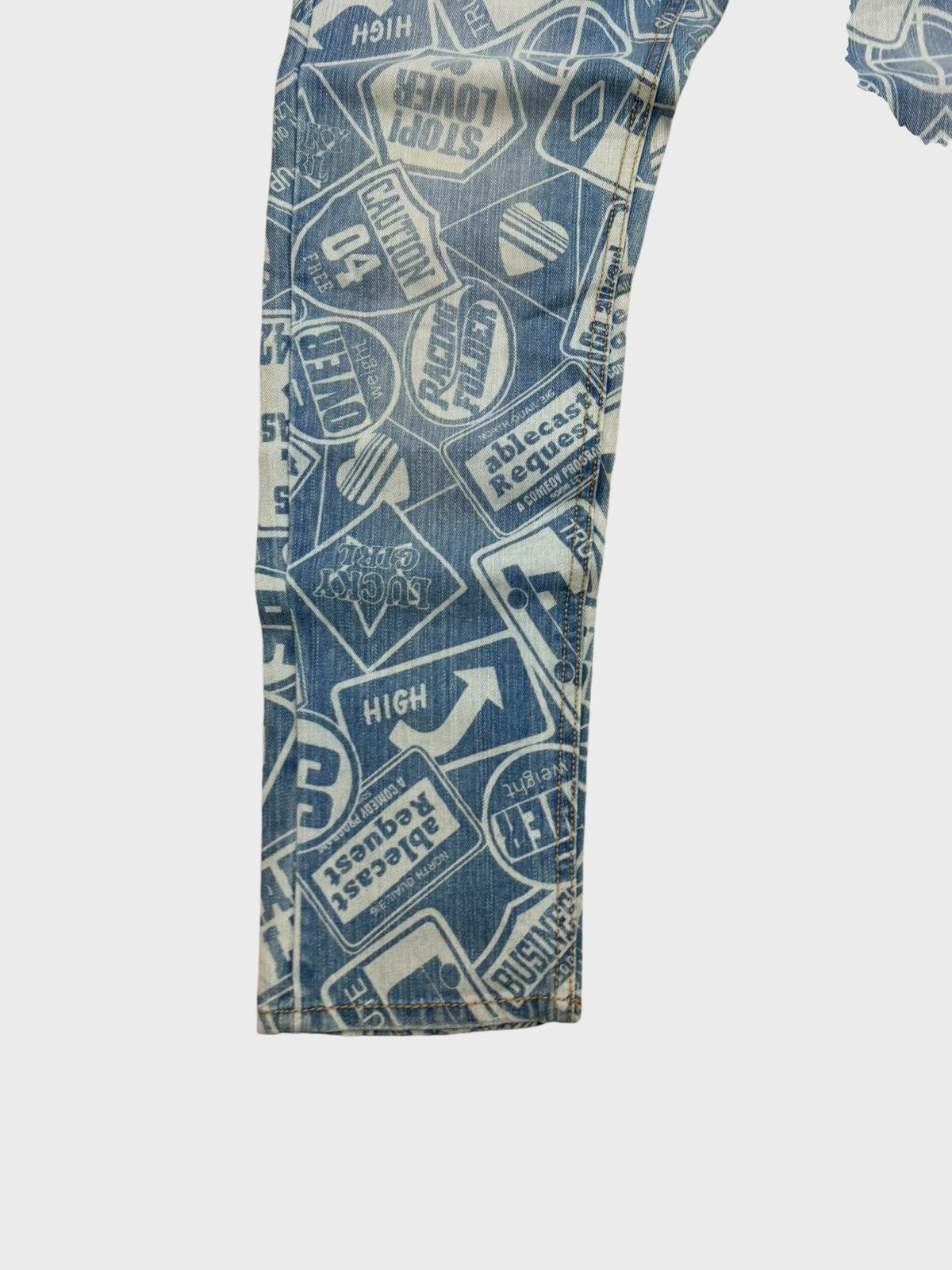 If Six Was Nine Acid Wash Faded SURF GIRLS Hysteric Glamour Denim Size US 28 / EU 44 - 7 Thumbnail