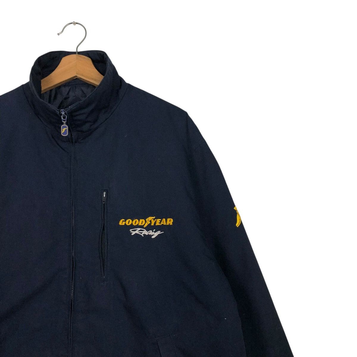 Japanese Brand 🔥VINTAGE BOMBER JACKET DUNLOP RACING ISSEY MIYAKE Size US L / EU 52-54 / 3 - 8 Thumbnail