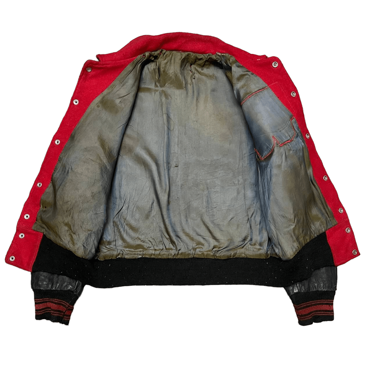Vintage Vintage H.E.C.E. Varsity Jacket Wool Leather Size US M / EU 48-50 / 2 - 11 Thumbnail