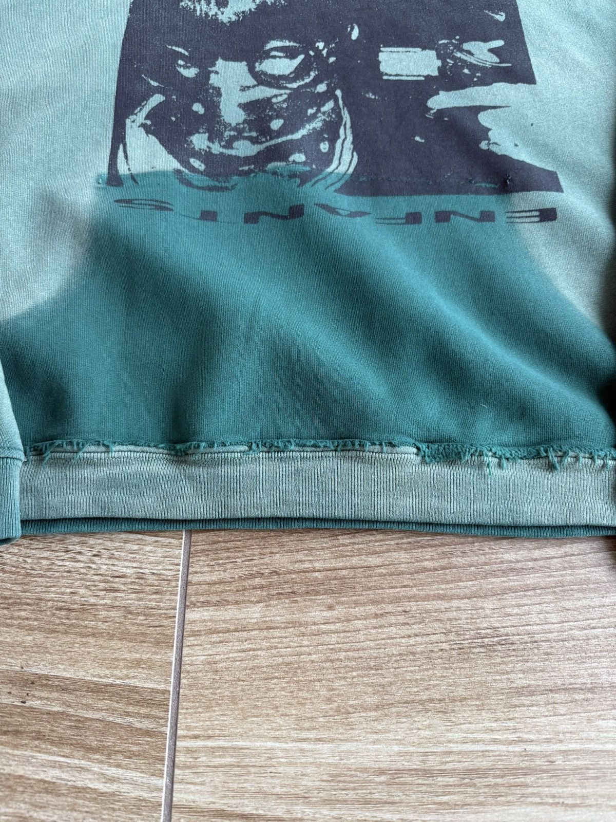Enfants Riches Deprimes Enfants Riches Deprimes Girl/gun Hoodie Faded Green Size US XL / EU 56 / 4 - 4 Thumbnail