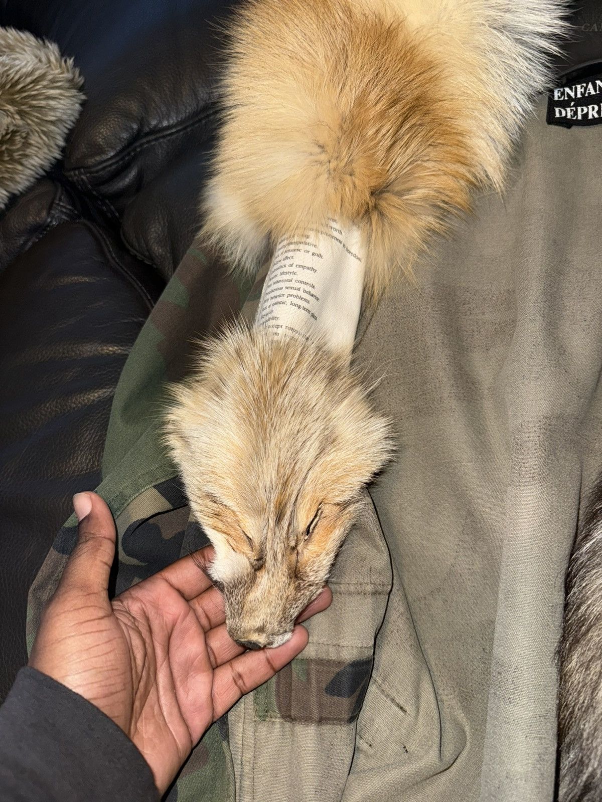 Enfants Riches Deprimes FOX TAIL CAMO PARKA (SUPER RARE) Size US S / EU 44-46 / 1 - 2 Thumbnail