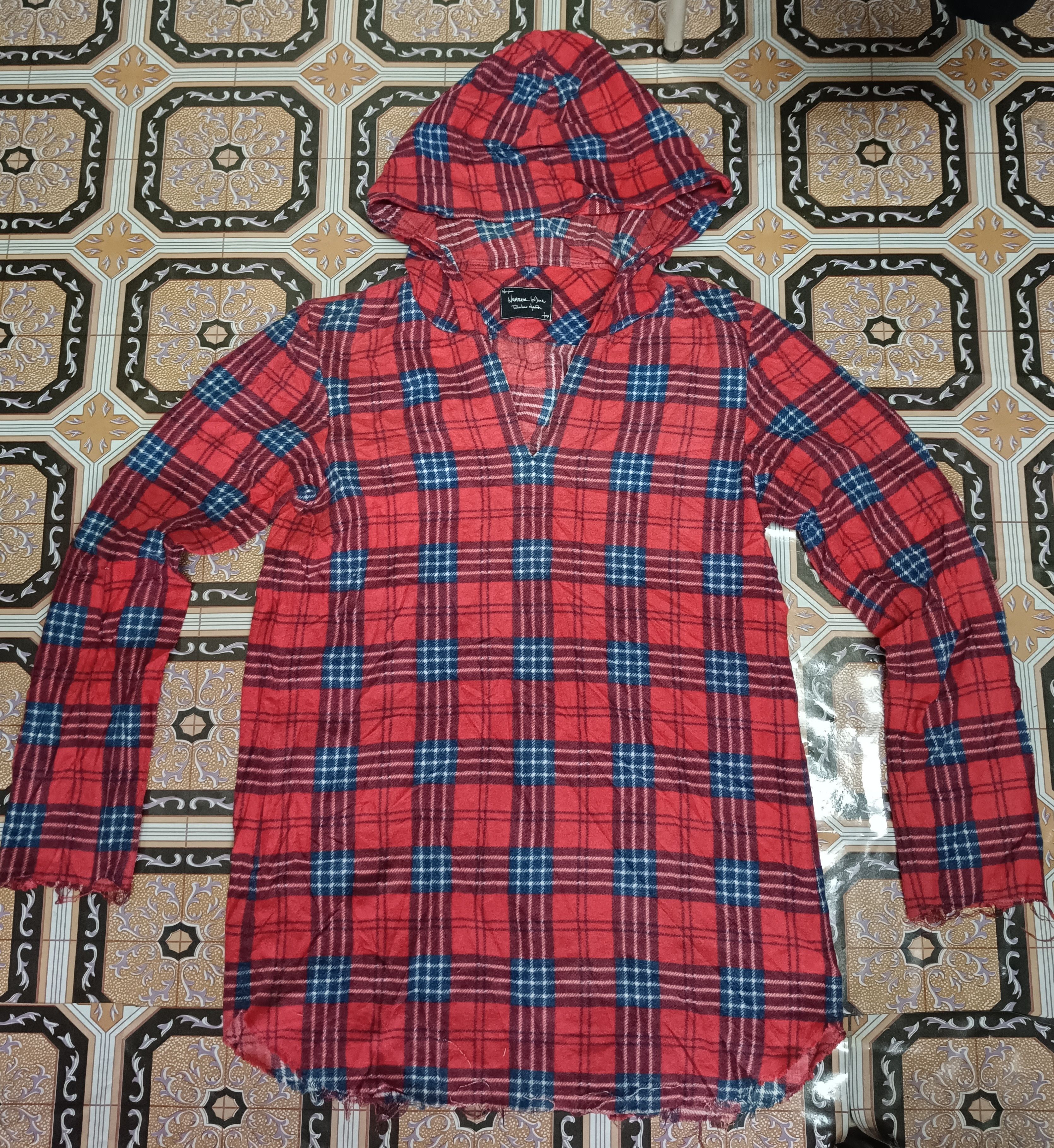 Number (N)ine FW06 Plaid Tartan Flannel Pullover Size US M / EU 48-50 / 2 - 7 Thumbnail