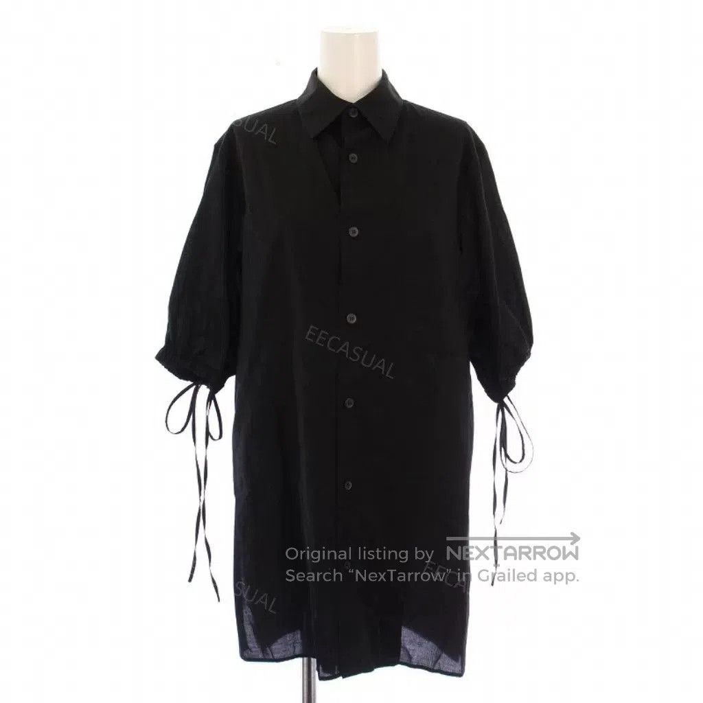 Y's Yohji Yamamoto Black Cotton Shirt. Size US M / EU 48-50 / 2 - 1 Thumbnail
