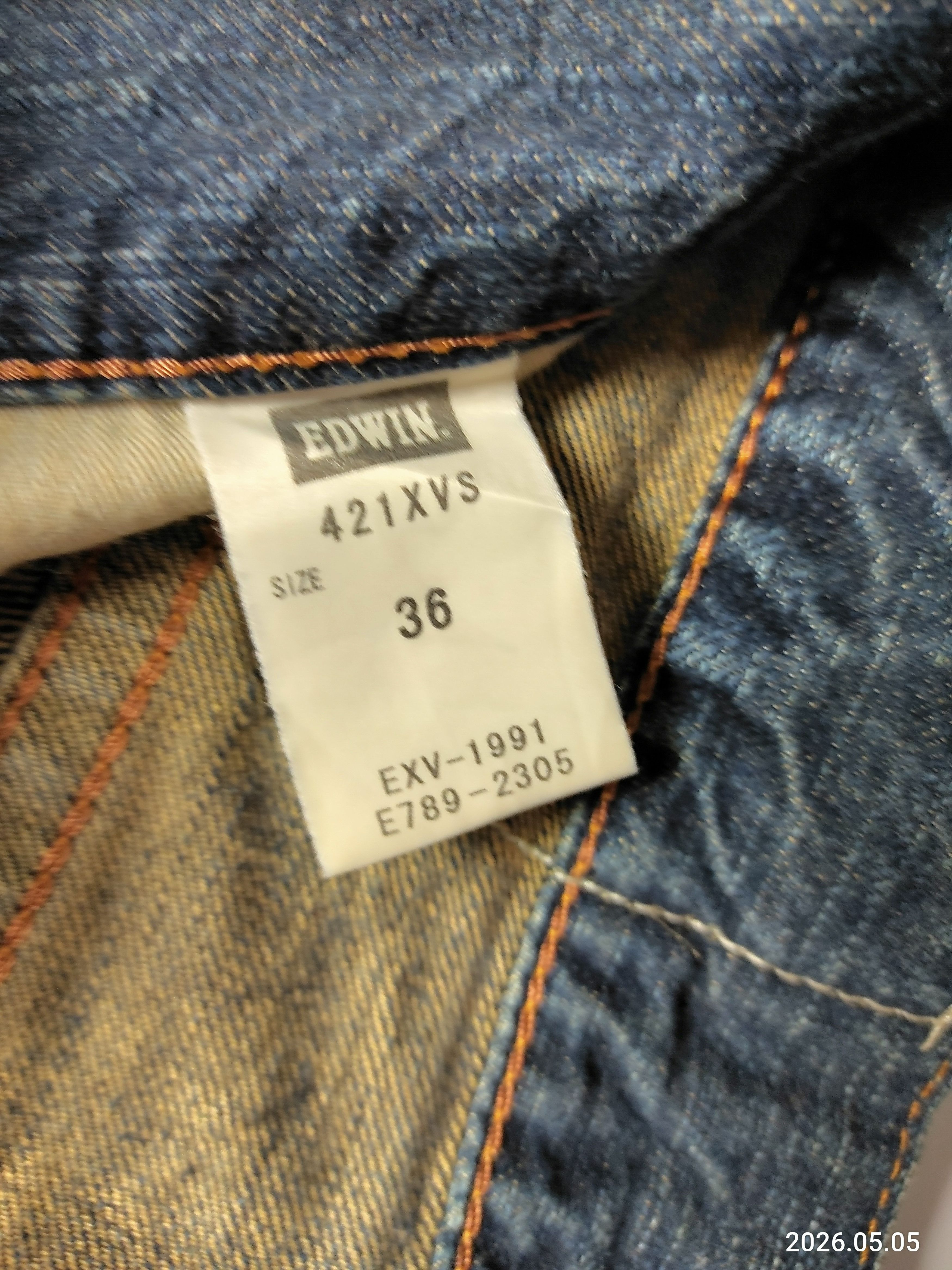 Edwin Edwin XV Exclusive Vintage Distressed Denim Pants Size US 36 / EU 52 - 10 Thumbnail