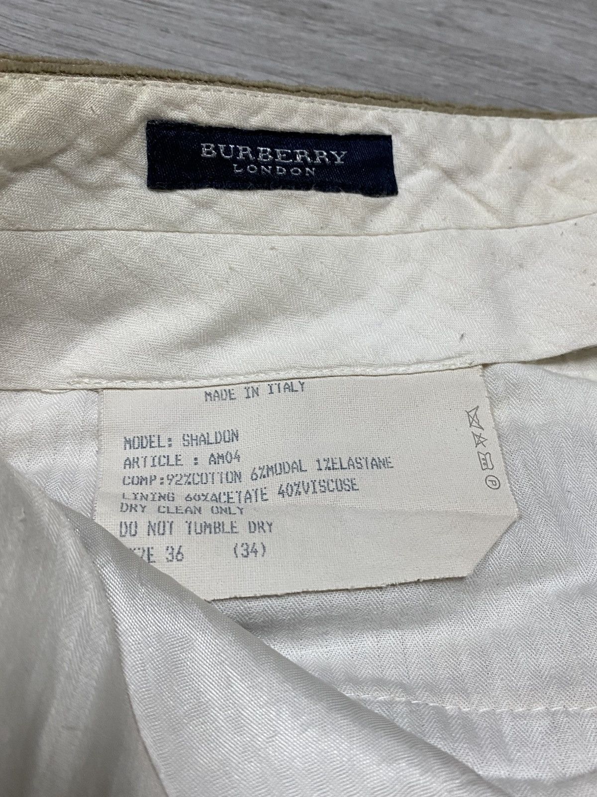 Burberry Burberry Italy vintage corduroy small logo pants Size US 36 / EU 52 - 6 Thumbnail