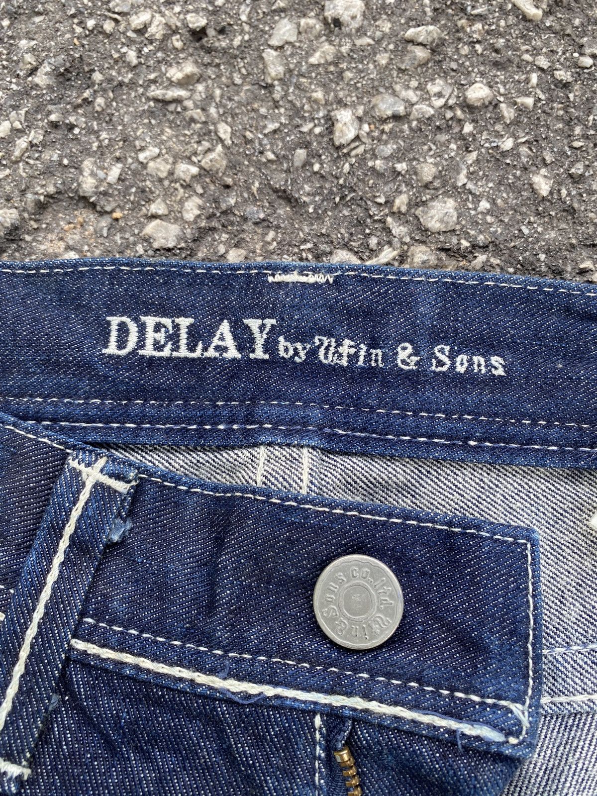 If Six Was Nine × Japanese Brand × Tornado Mart Delay By Ufin & Sons Blue Washed Flare Denim Size US 32 / EU 48 - 17 Thumbnail