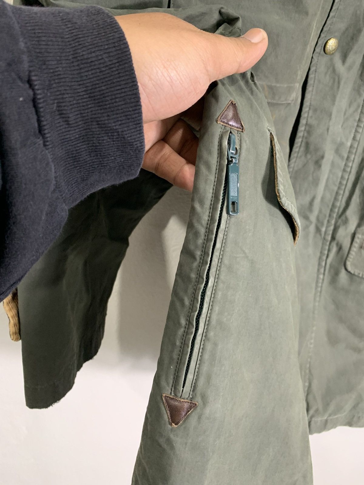 Burberry Vintage Green Army Parka Burberrys Jacket Size US M / EU 48-50 / 2 - 7 Thumbnail