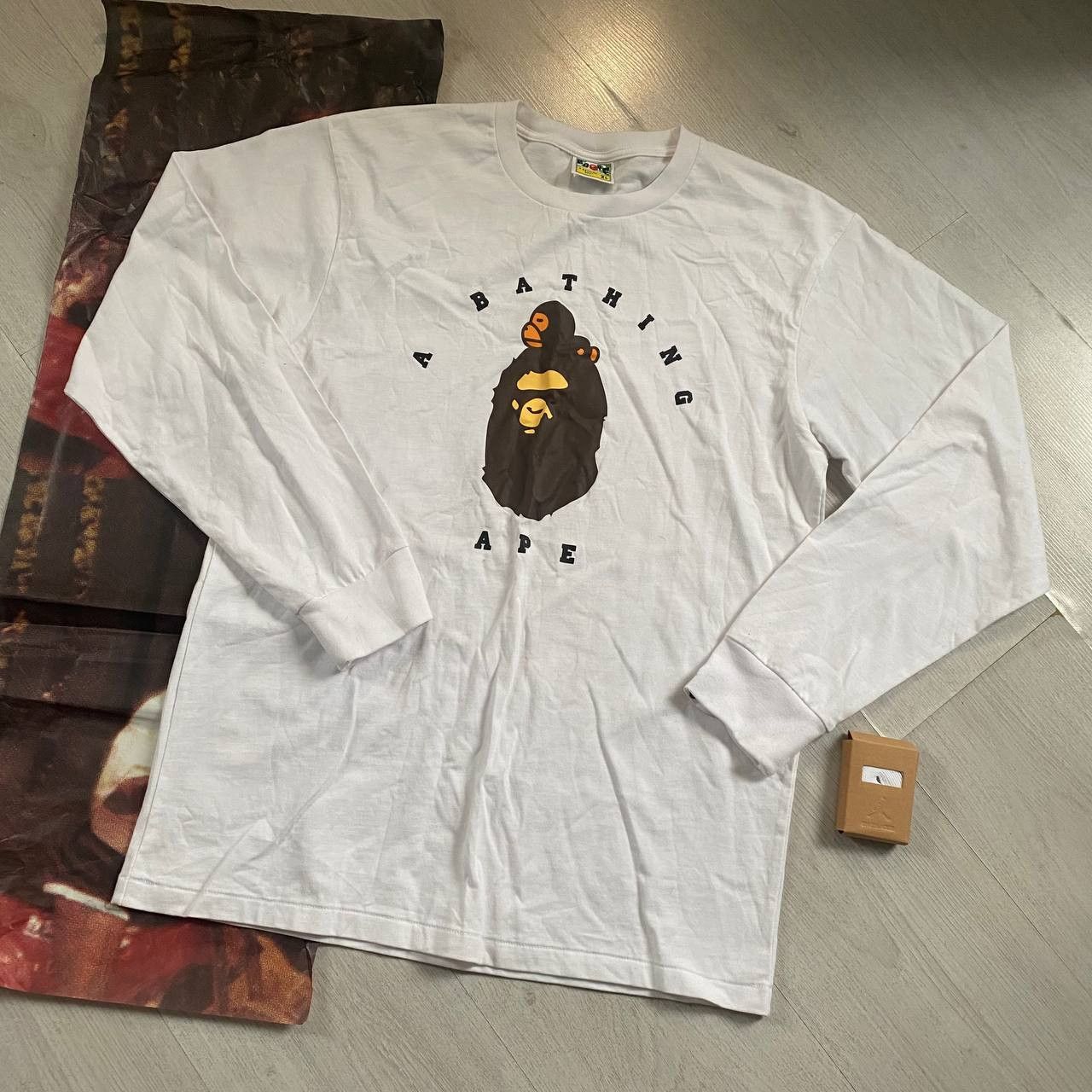 Bape long sleeve a bathing ape Size US XL / EU 56 / 4 - 1 Thumbnail