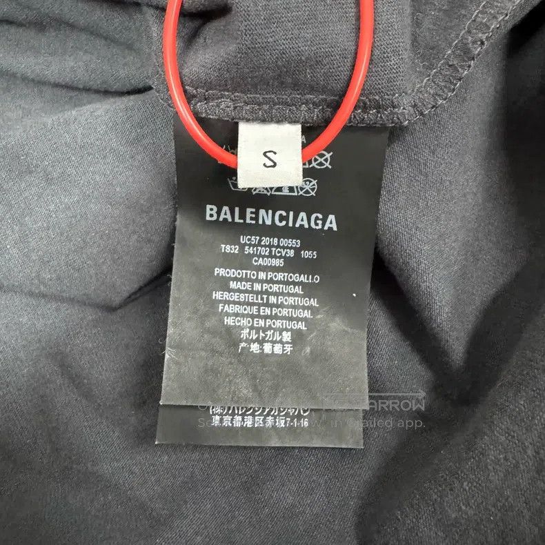 Balenciaga Balenciaga Band Printed Short Sleeve T-Shirt Size US S / EU 44-46 / 1 - 7 Thumbnail