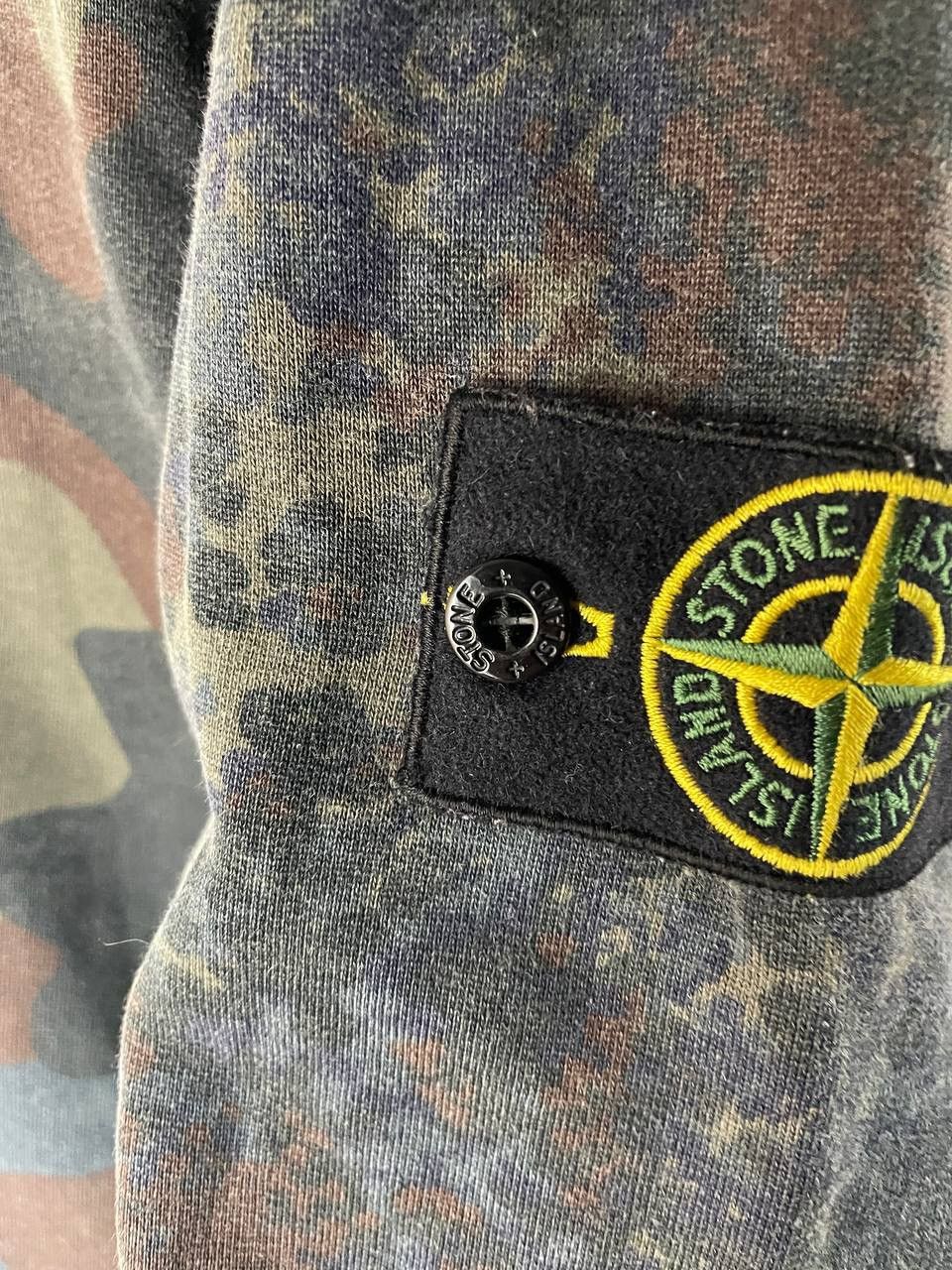 Stone Island Stone Island Camo Crewneck Sweatshirt Size US XL / EU 56 / 4 - 8 Thumbnail