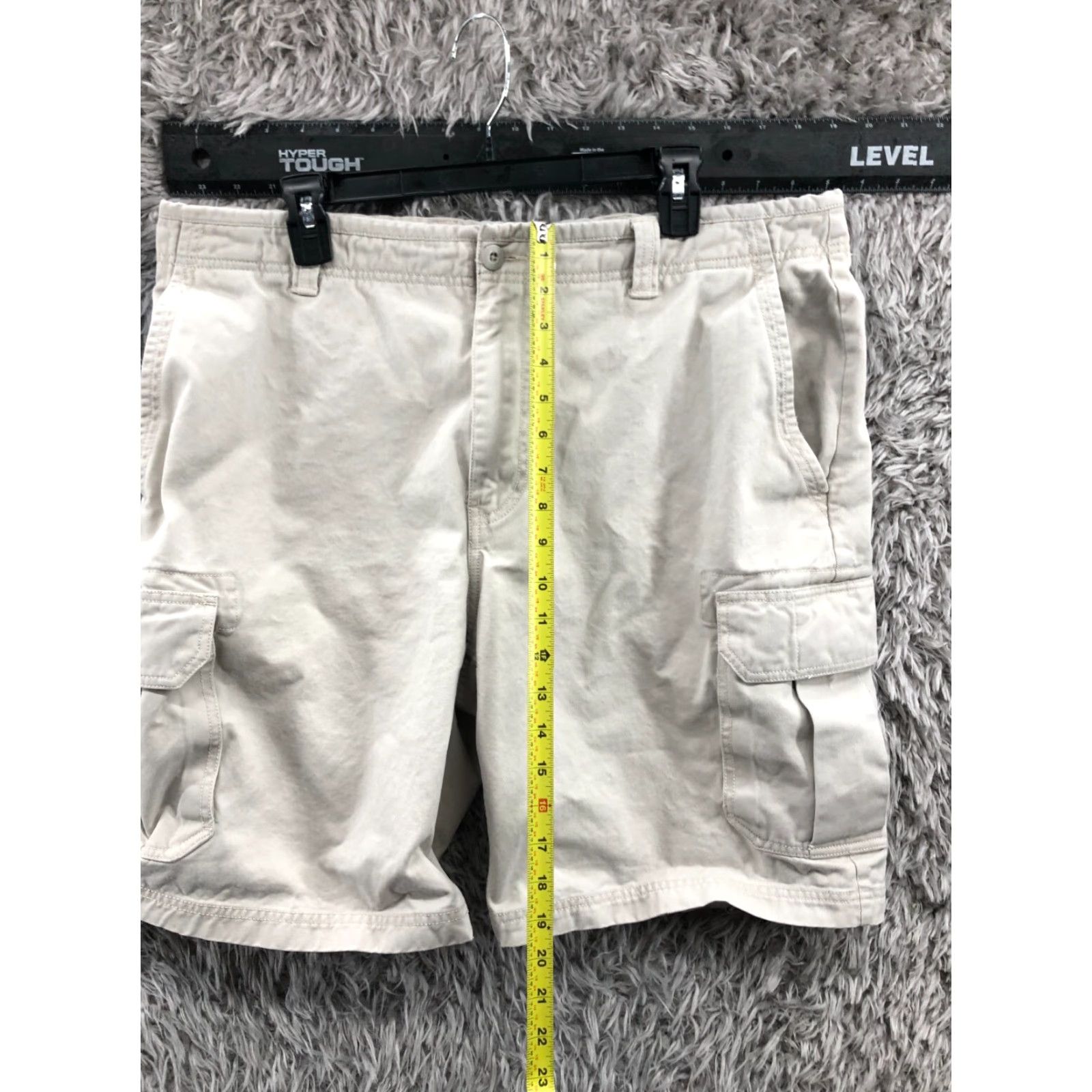 Gap Gap Mens Cargo Shorts 34 Beige Medium Wash 5-Pocket Regular Rise Mid Weight Cotton Blend Logo - Vintage? No Size US 34 / EU 50 - 3 Thumbnail