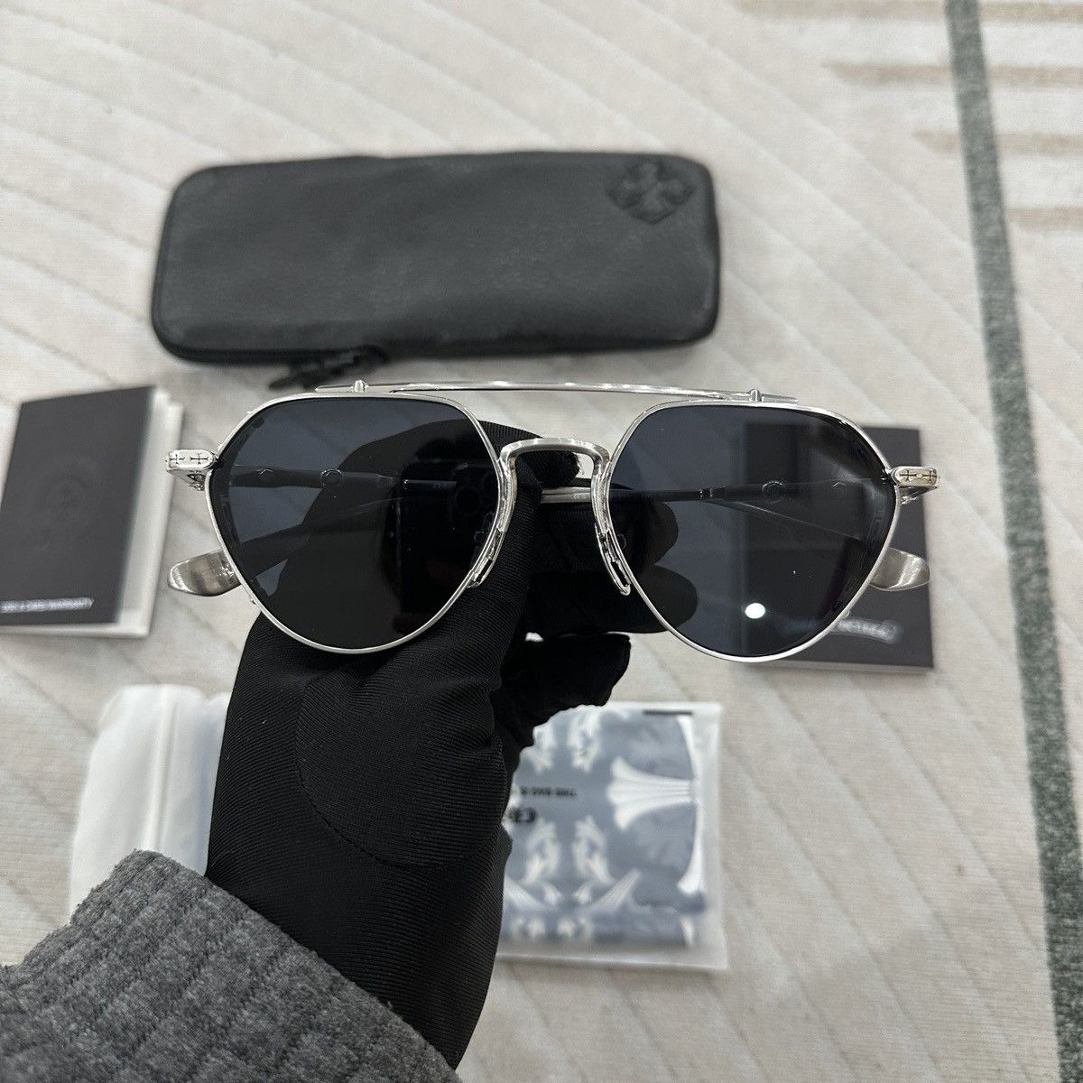 Chrome Hearts CHROME HEARTS FREE RIDE Brushed Alloy Size ONE SIZE - 4 Thumbnail
