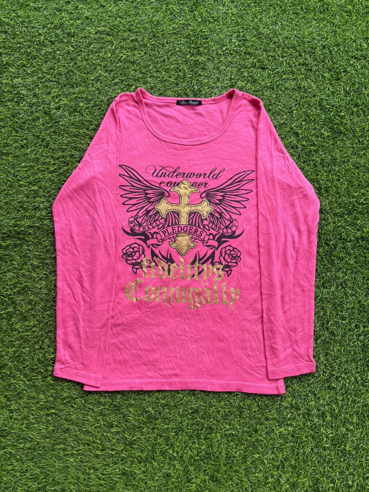 Hysteric Glamour Y2k Plein Beaute Ifsixwasnine Punk Style Longsleeve Size L / US 10 / IT 46 - 1 Thumbnail