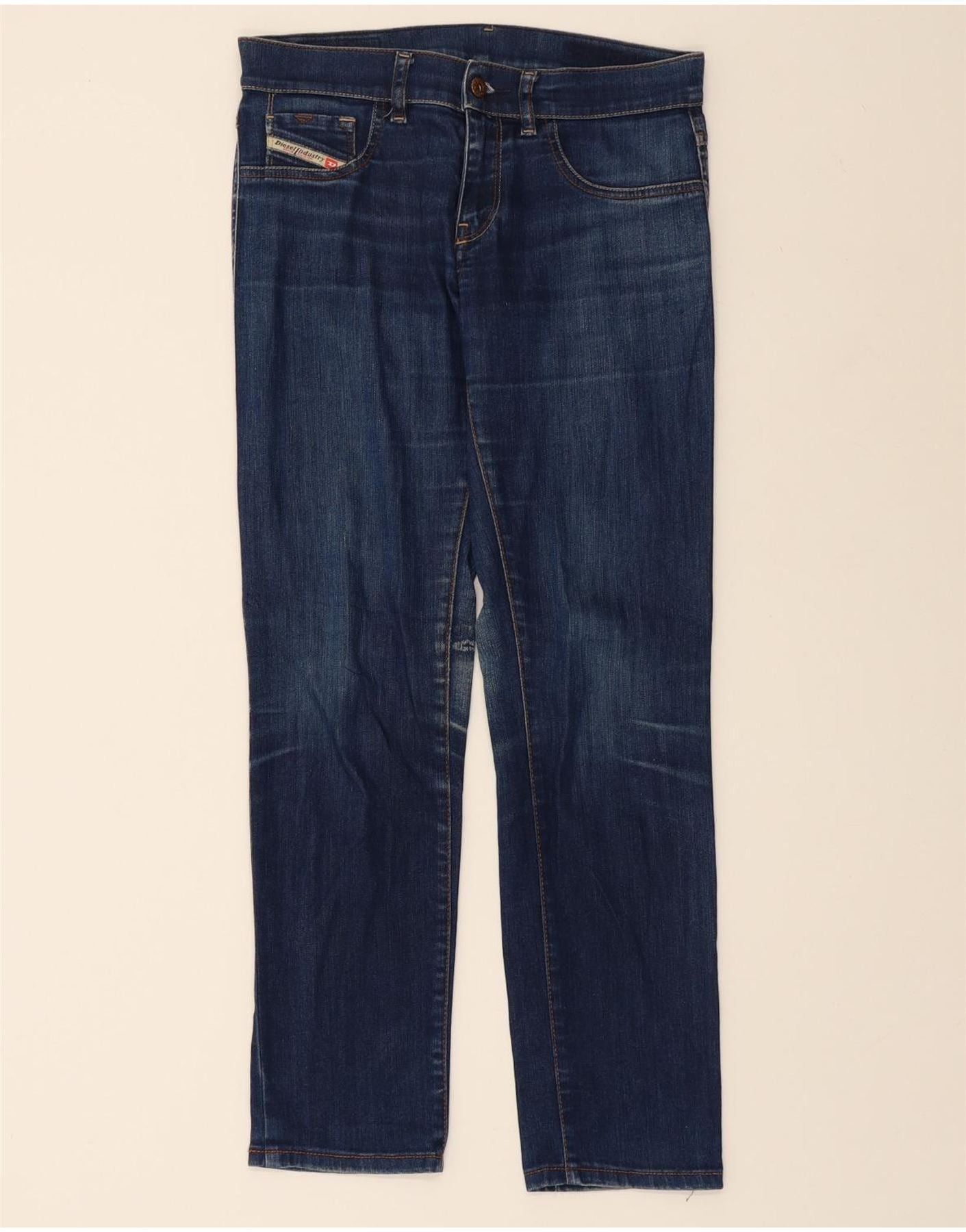 Diesel Womens Straight Jeans W28 L28 Blue Cotton Size 42" / US 20 - 1 Thumbnail