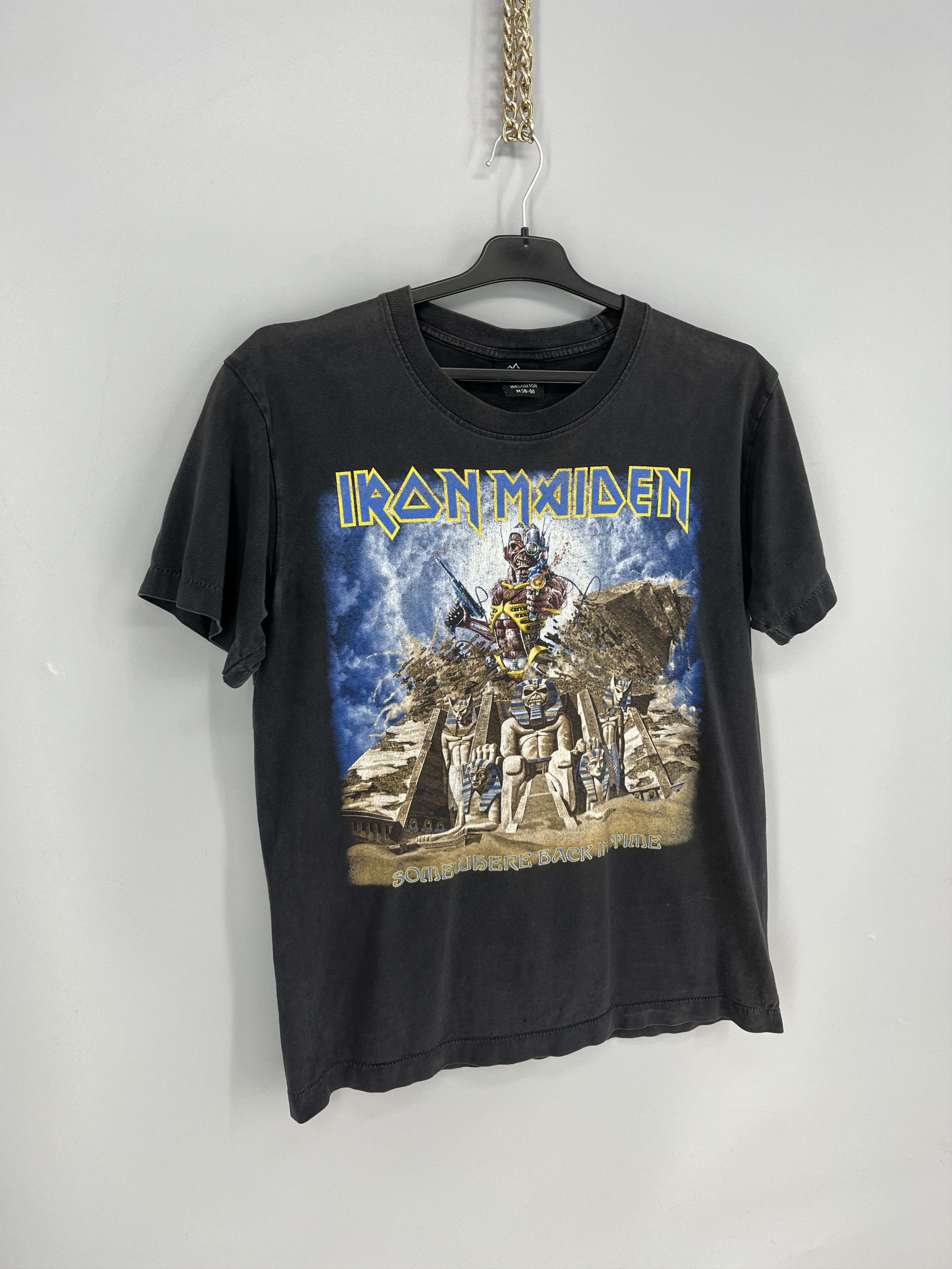 Iron Maiden Vintage Iron Maiden Double Sided Tee Vtg 90s Travis Size US M / EU 48-50 / 2 - 2 Thumbnail