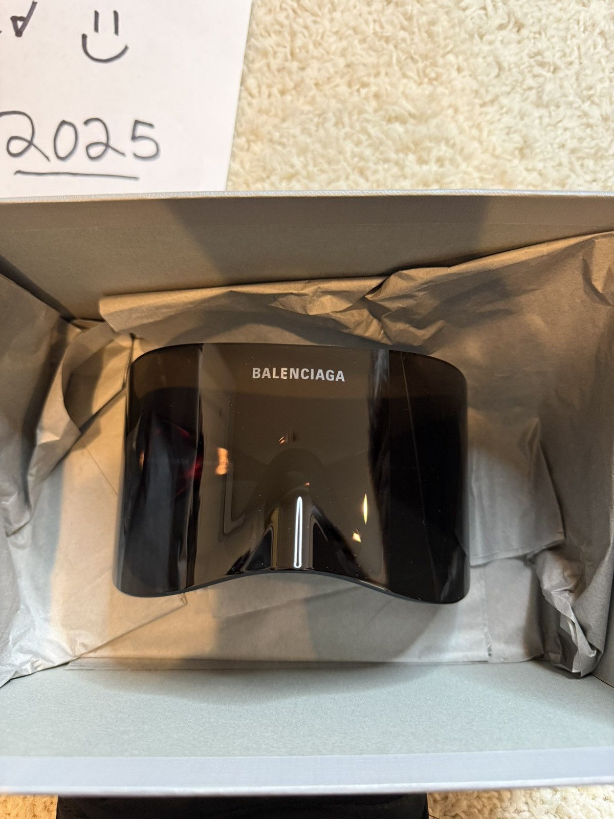 Balenciaga Fall23 Rectangle Mask Sunglasses