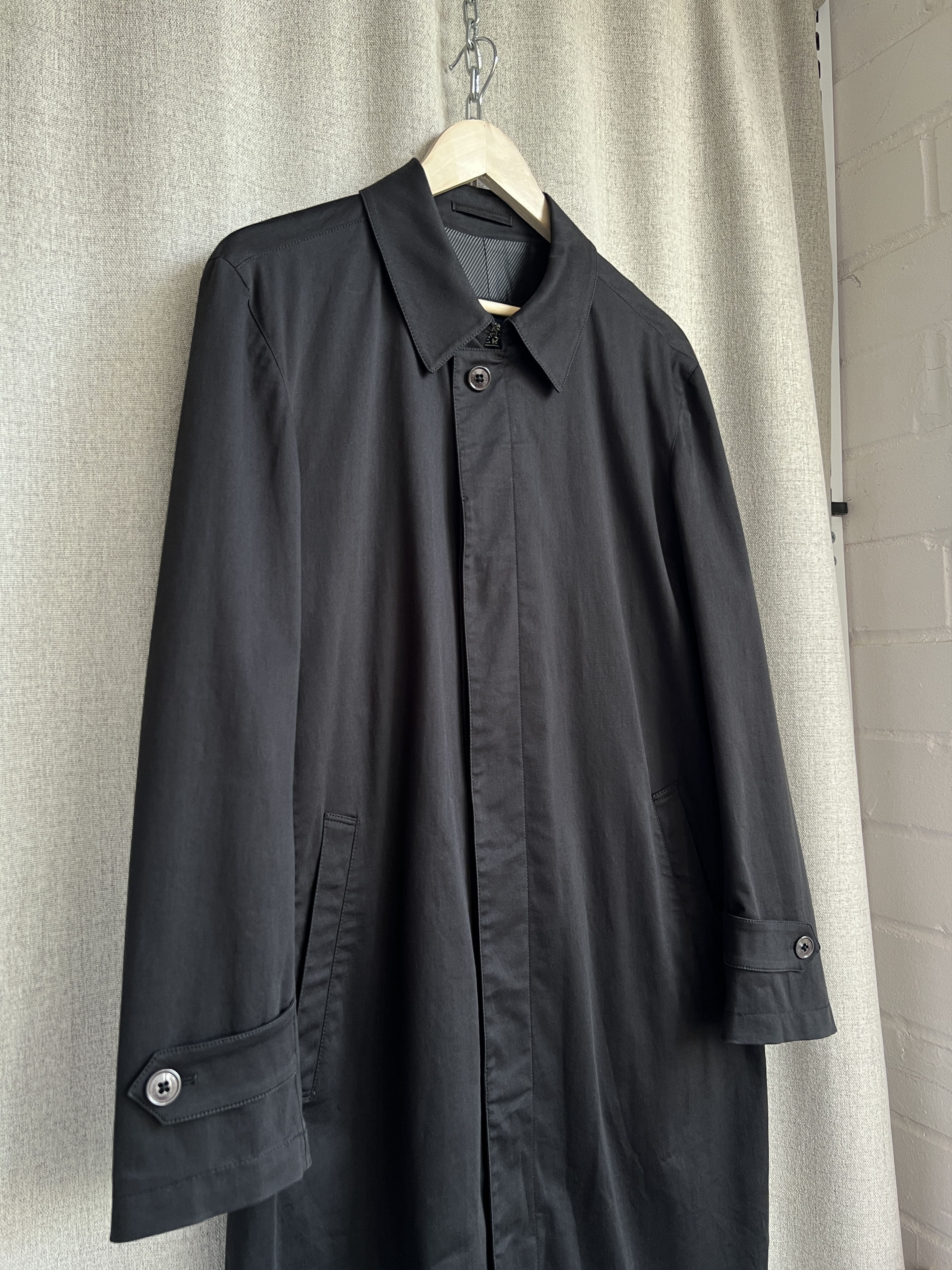 Herno Vintage Herno Black Belted Coat Jacket Size US M / EU 48-50 / 2 - 4 Thumbnail