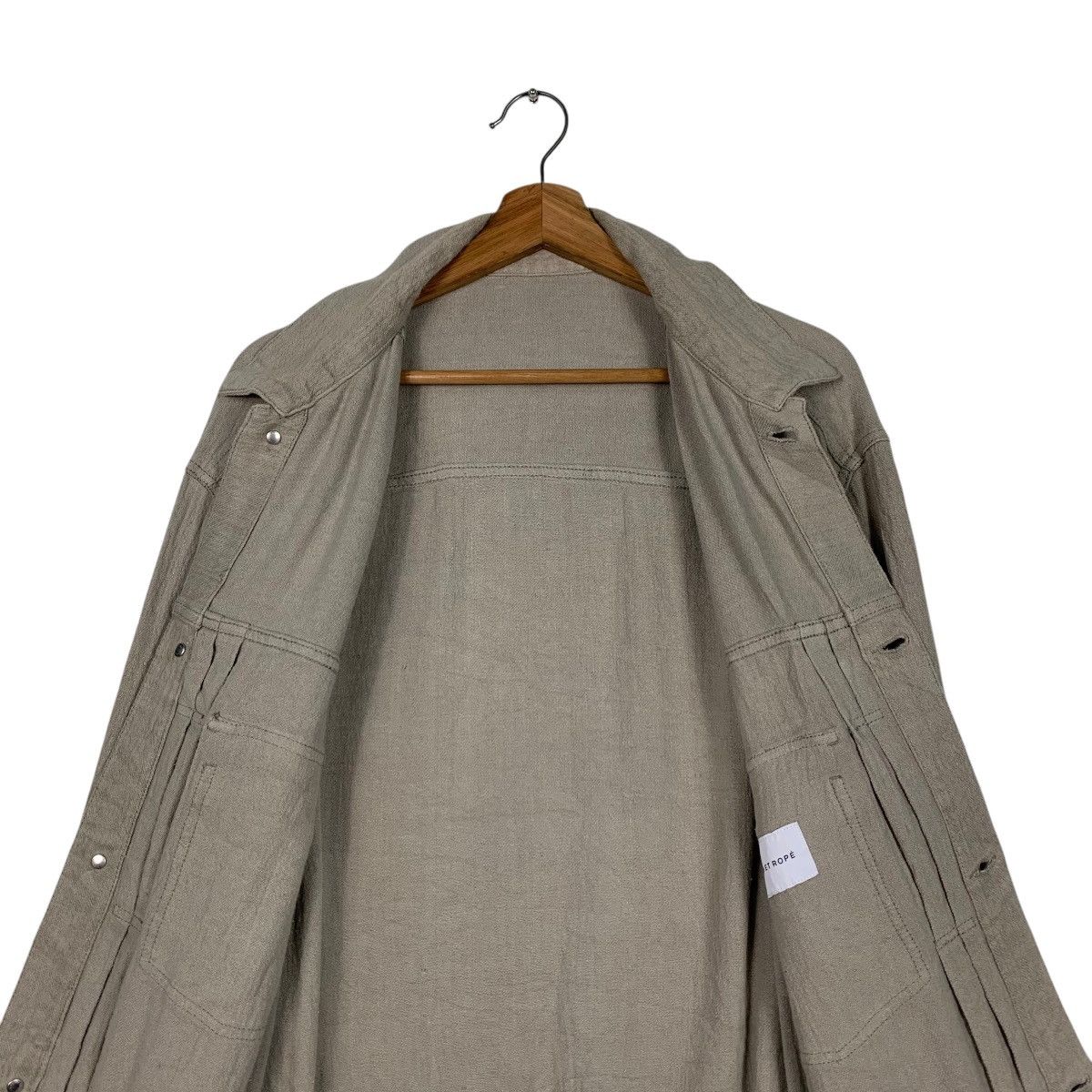 ADAM ET ROPE ADAM ET ROPE Linen Cotton Casual Light Jacket #1821-C22 Size US L / EU 52-54 / 3 - 12 Thumbnail