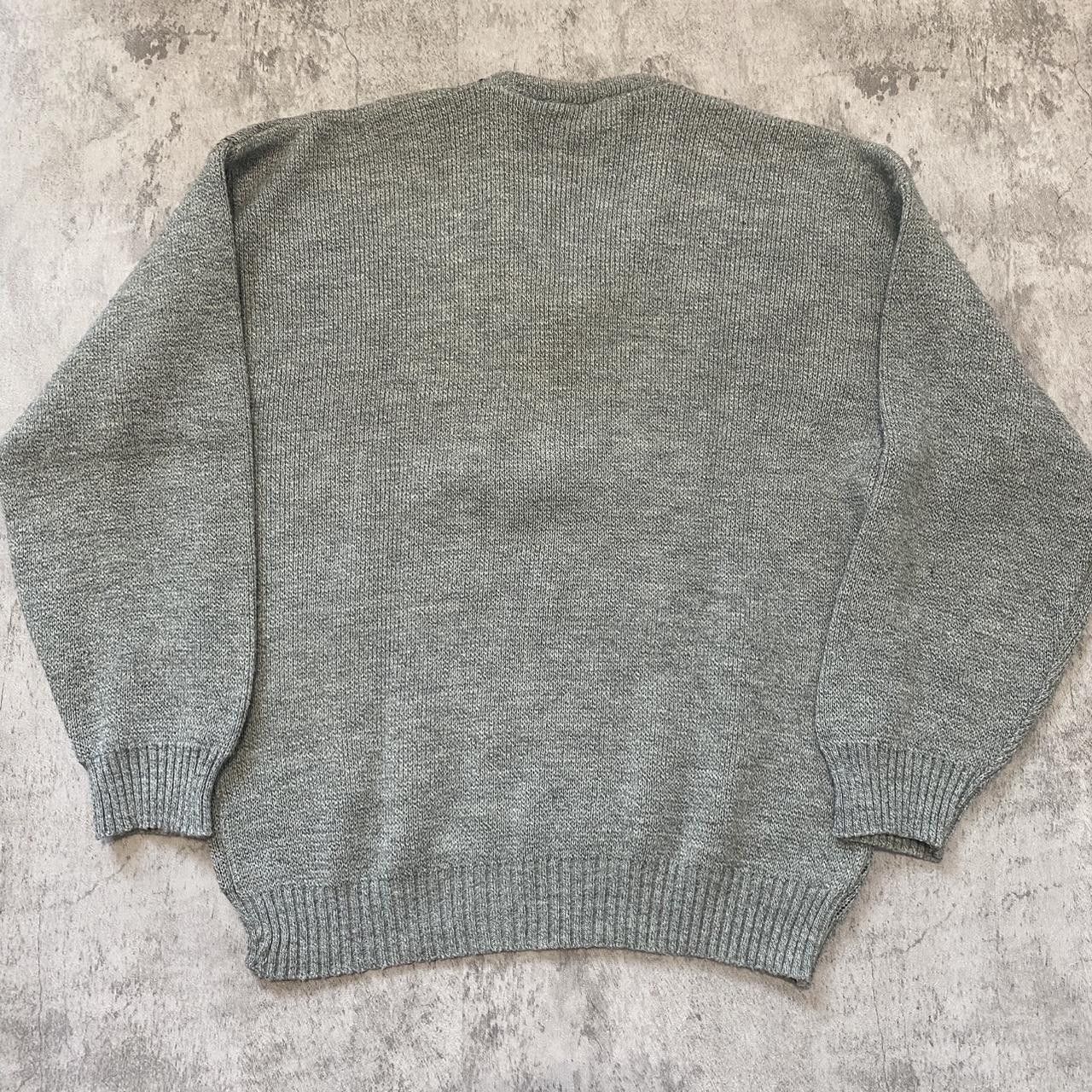 Other Grey vintage 90s knitted jumper knitwear Size US L / EU 52-54 / 3 - 2 Thumbnail