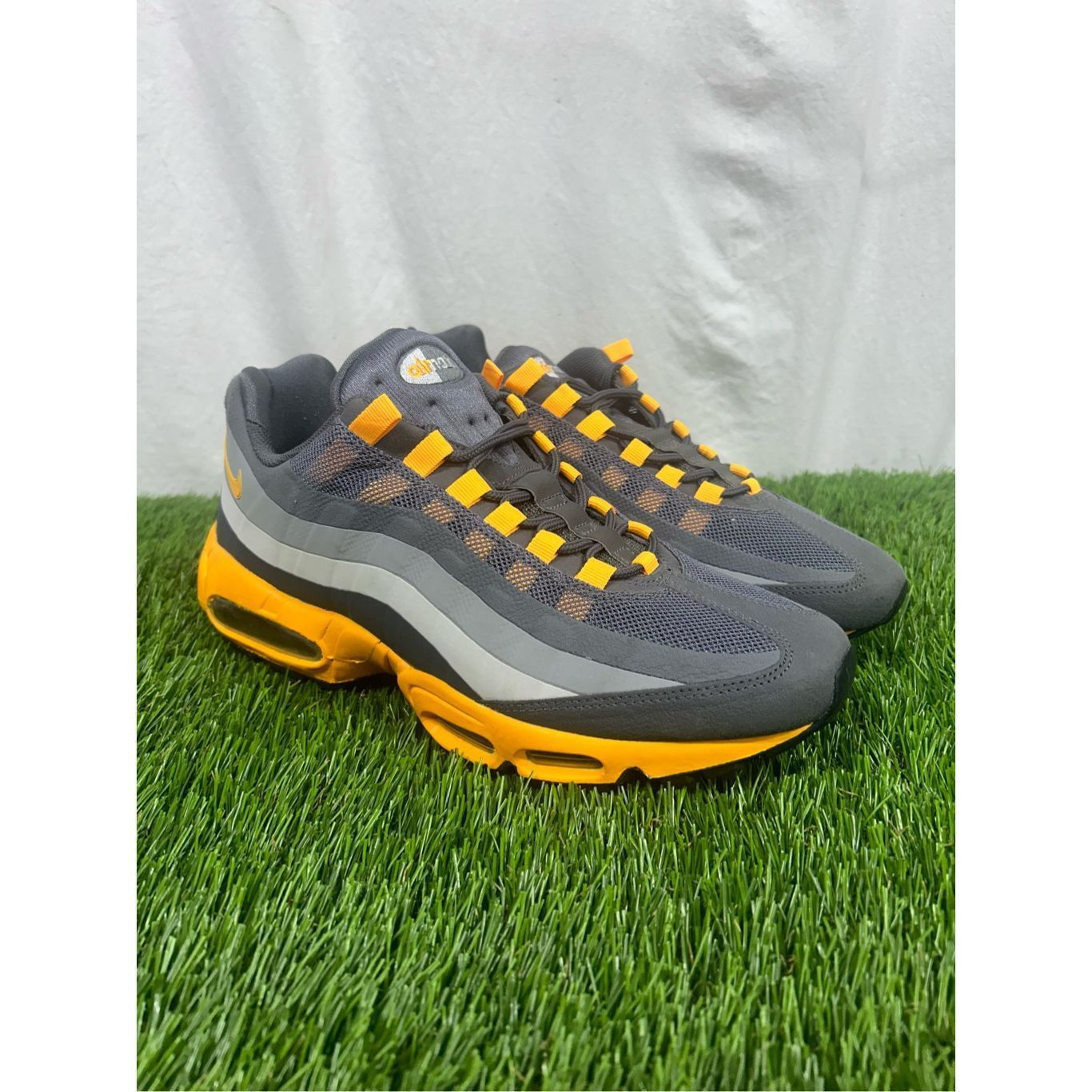 Nike Nike Air Max 95 No Sew Grey Laser Orange 2013 616190 080 Men Grailed