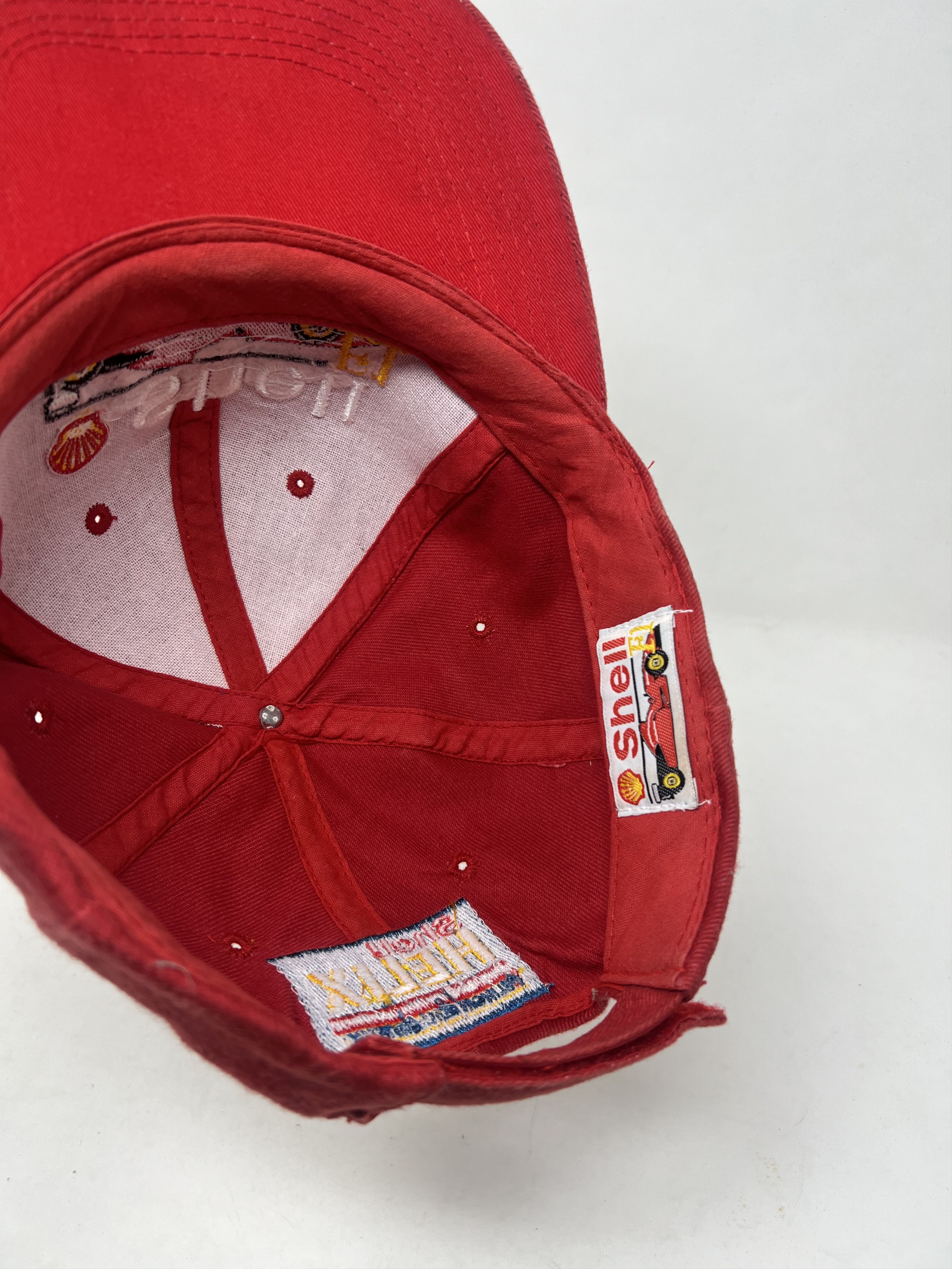 Vintage Shell F1 Vintage Red Strapback Hat Size ONE SIZE - 8 Thumbnail
