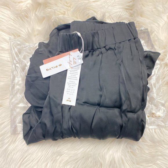 REVOLVE PQ Black Halsey Pants with Asymmetrical Hem Size 26" / US 2 / IT 38 - 6 Thumbnail