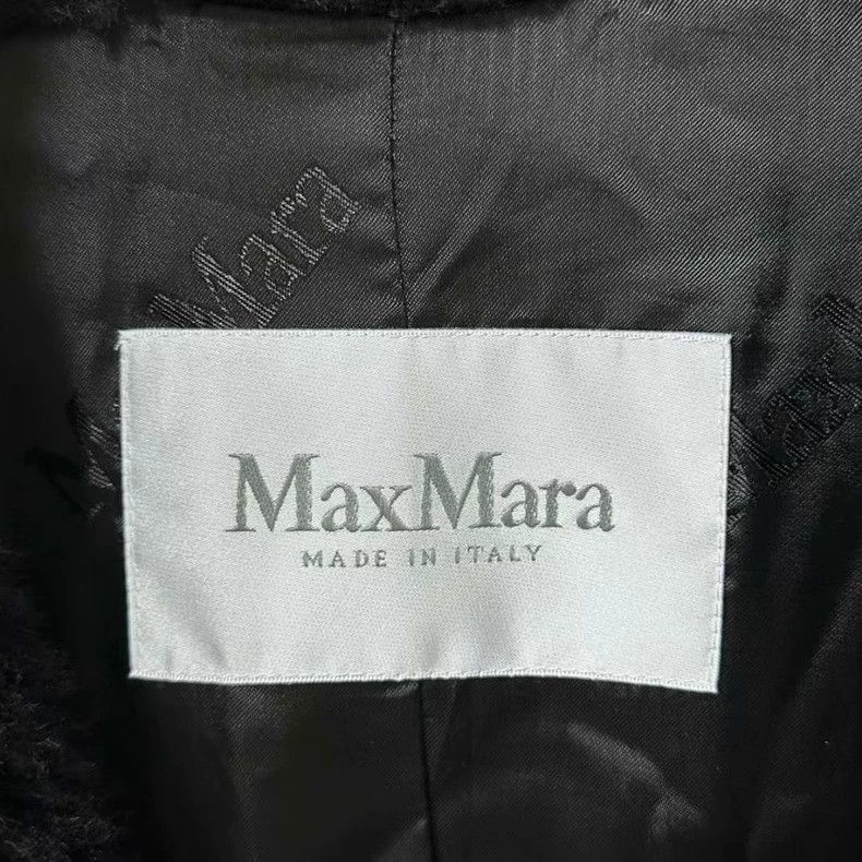 Max Mara Max Mara New Black Teddy Coat Size XS / US 0-2 / IT 36-38 - 7 Thumbnail
