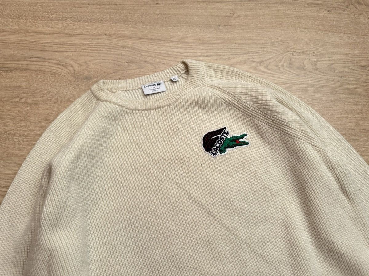 Lacoste Lacoste Made In France Wool Sweater Size US XXL / EU 58 / 5 - 2 Thumbnail