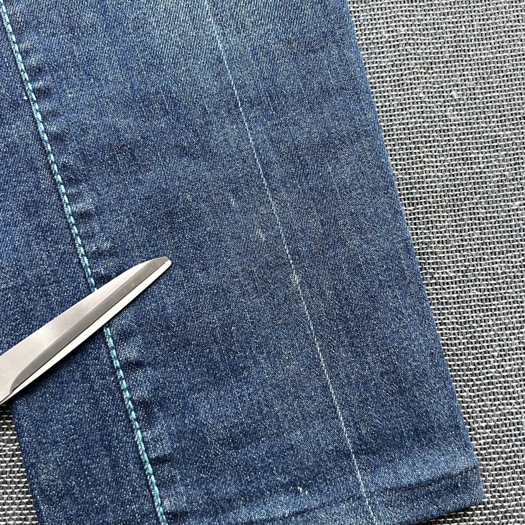 Jacob Cohen Jacob Cohen J711-S Jeans Womens W32 L29 Blue Denim Slim Fit Straight Mid Rise Size 24" / US 00 / IT 34 - 4 Thumbnail