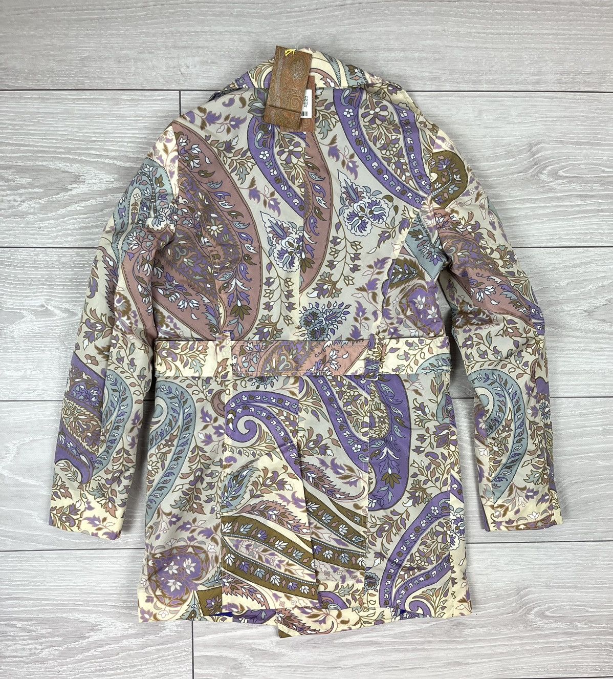 Etro New Etro Multicolor All Over Print Nylon Trench Coat Jacket Size US M / EU 48-50 / 2 - 3 Thumbnail