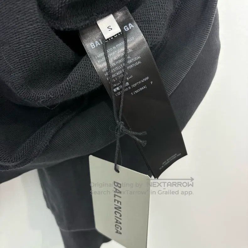 Balenciaga Balenciaga Black Flame Printed Hooded Zip-Up Sweatshirt Size US S / EU 44-46 / 1 - 4 Thumbnail