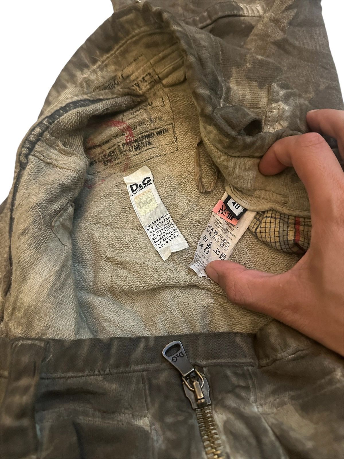 Dolce & Gabbana Cargo acid wash pant by dolce & gabbana Size US 34 / EU 50 - 8 Thumbnail