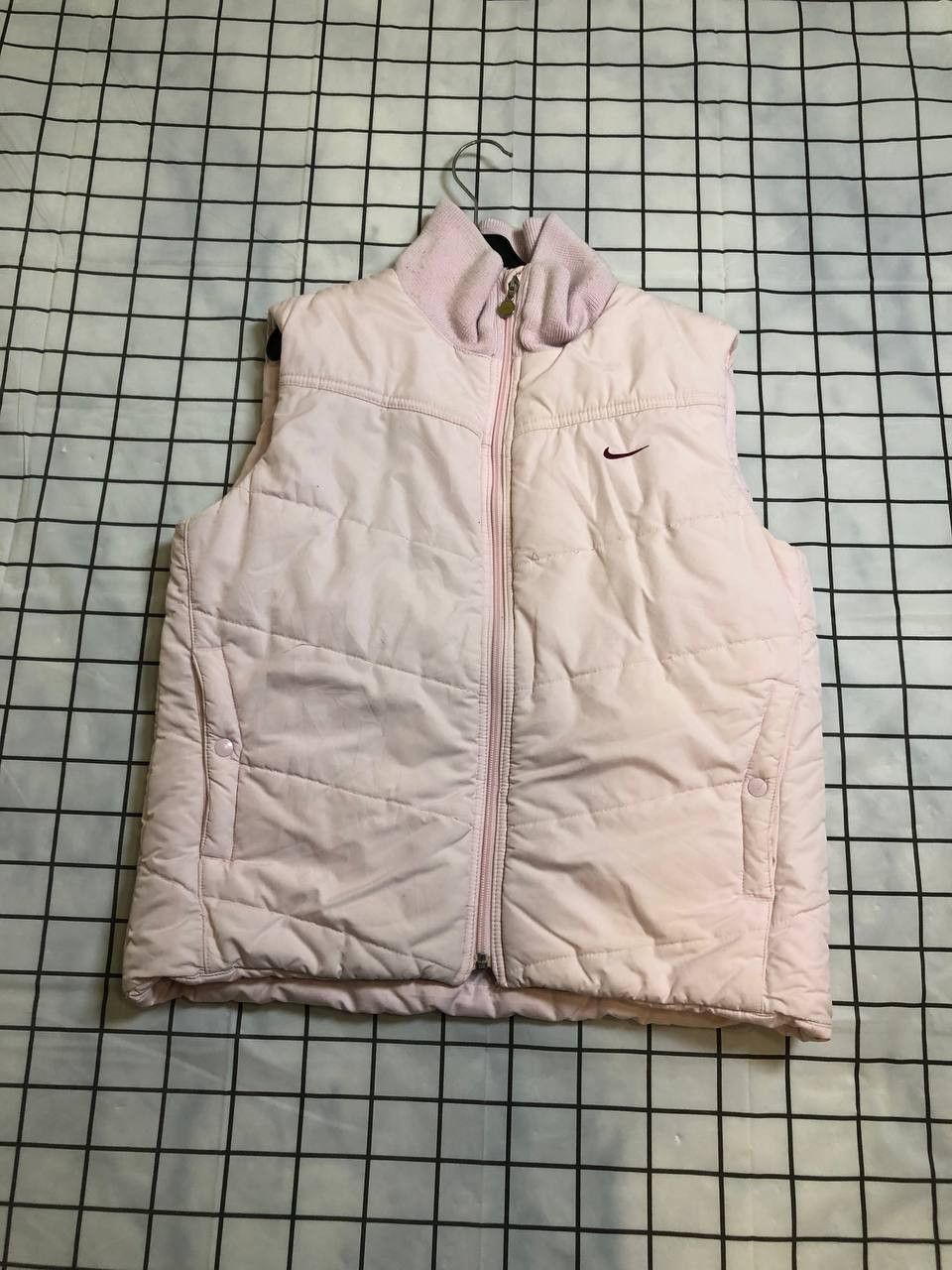 Nike Nike Body Warmer Thick Quilted with High Neck & Zip Front Size S / US 4 / IT 40 - 1 Thumbnail