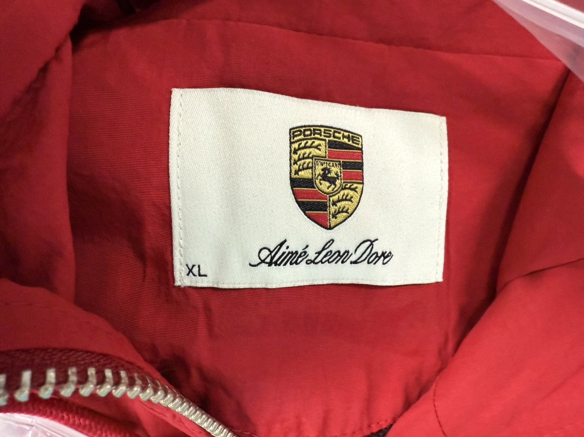 Aime Leon Dore × Porsche Design Aime Leon Dore ALD / Porsche Nylon Track Jacket Tango Red XL Size US XL / EU 56 / 4 - 11 Thumbnail