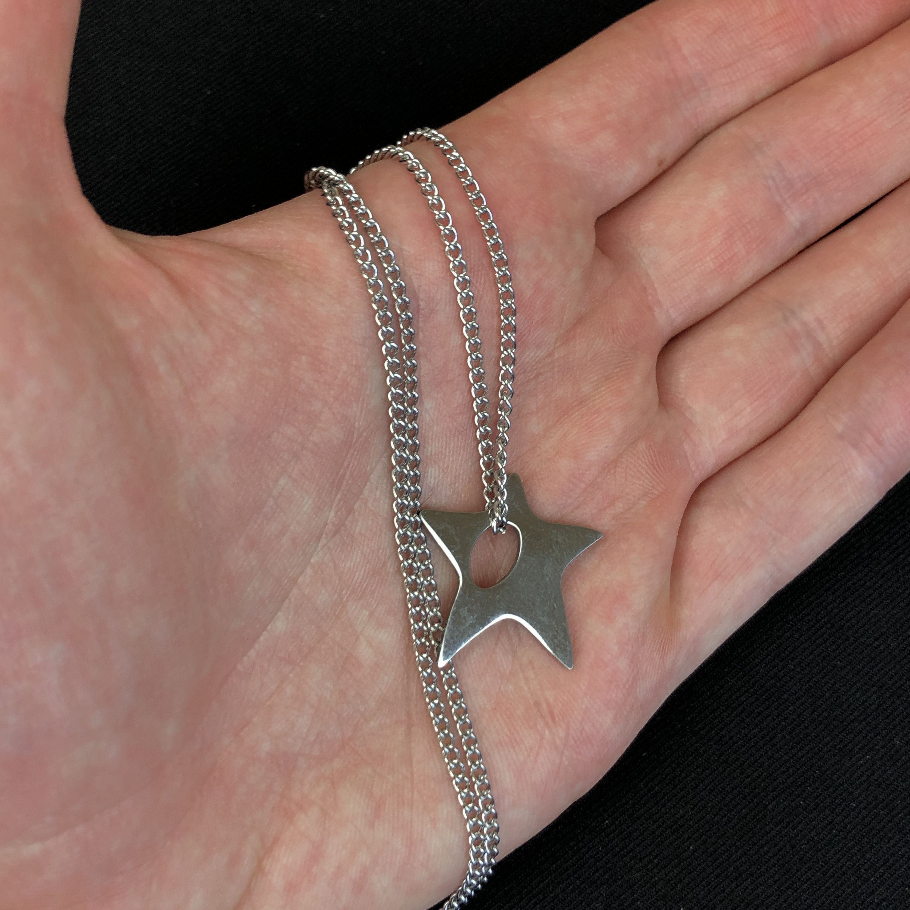 Jewelry Chain Star Necklace Y2K Pop Punk Grunge Size ONE SIZE - 2 Thumbnail