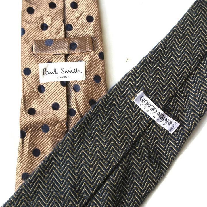 Giorgio Armani × Paul Smith Giorgio Armani tie Made in Italy and paul smith tie uk made Size ONE SIZE - 1 Thumbnail