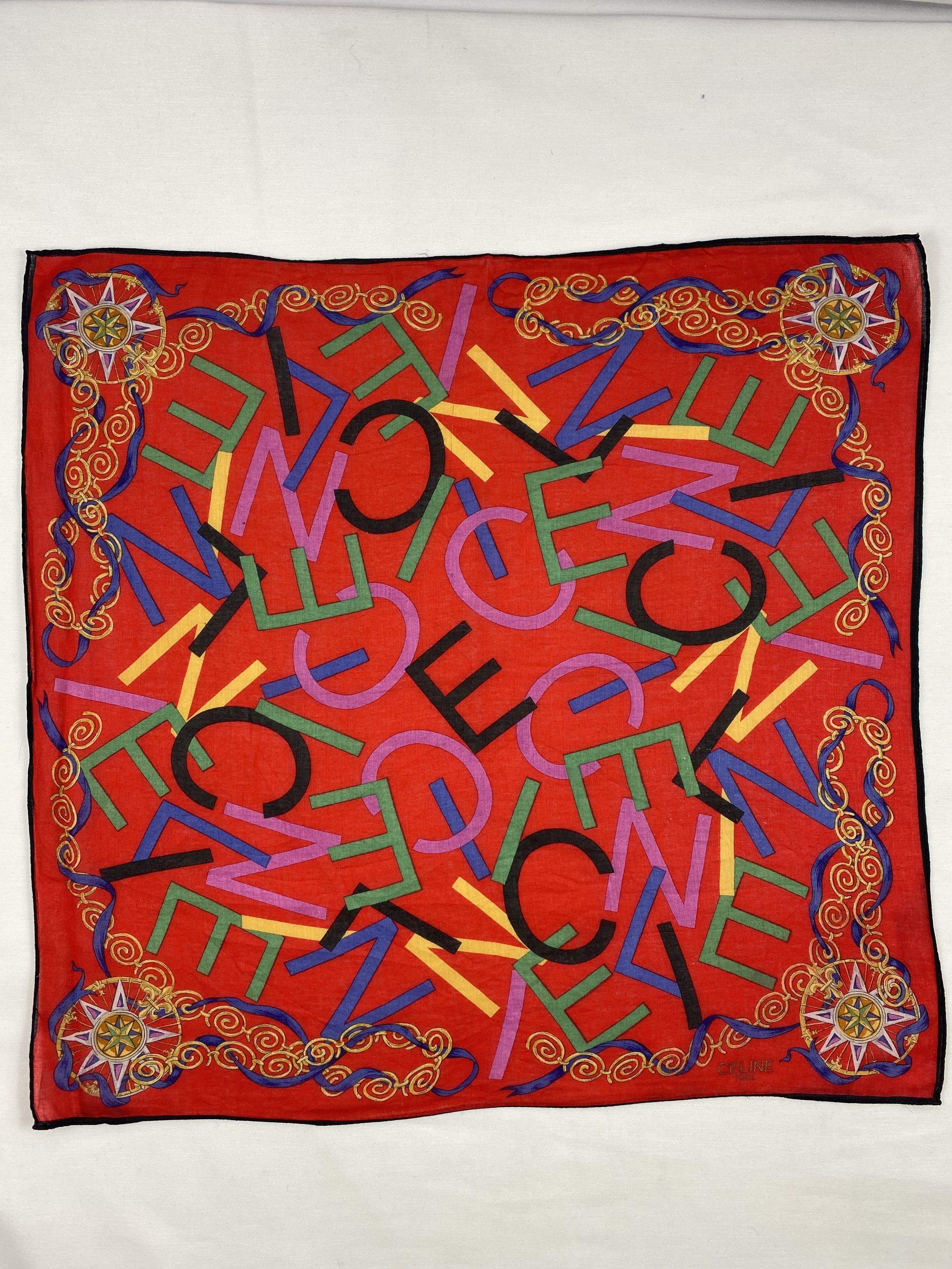 Celine Celine Handkerchief / Bandana / Neckerchief Size ONE SIZE - 3 Thumbnail